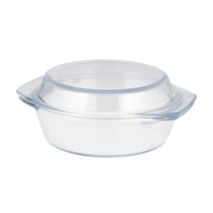 3Pcs Glass Casserole Set, Borosilicate Glass, RF10270 | High Thermal Shock-Resistant Container | Casserole with Lid | Microwave, Electric Oven, Freezer and Dishwasher Safe - Image 4