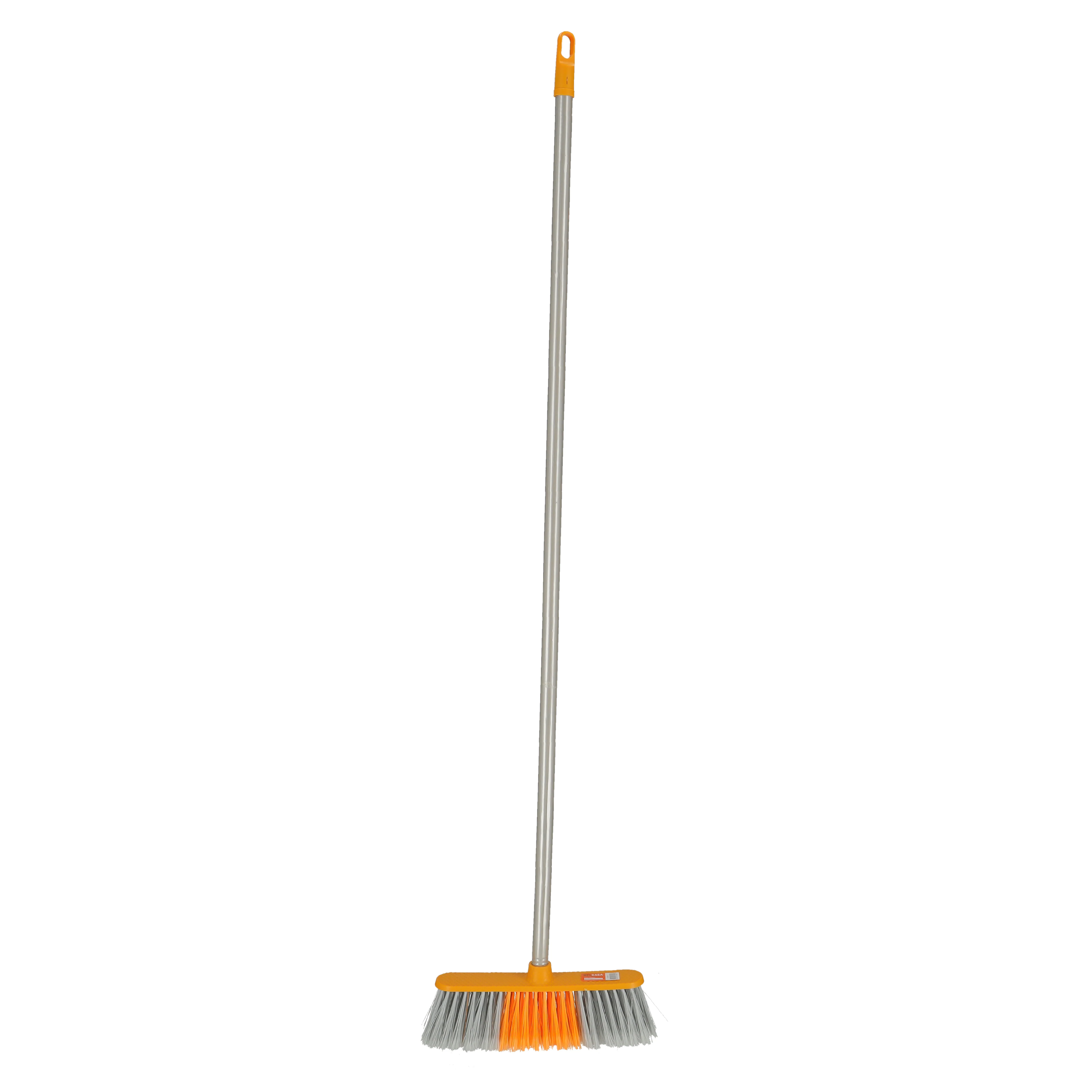Delcasa DC1081 Broom| PVC Coated Wooden Handle features durable bristles| sturdy grip and efficient sweeping for homes, kitchens and offices daily for daily use|