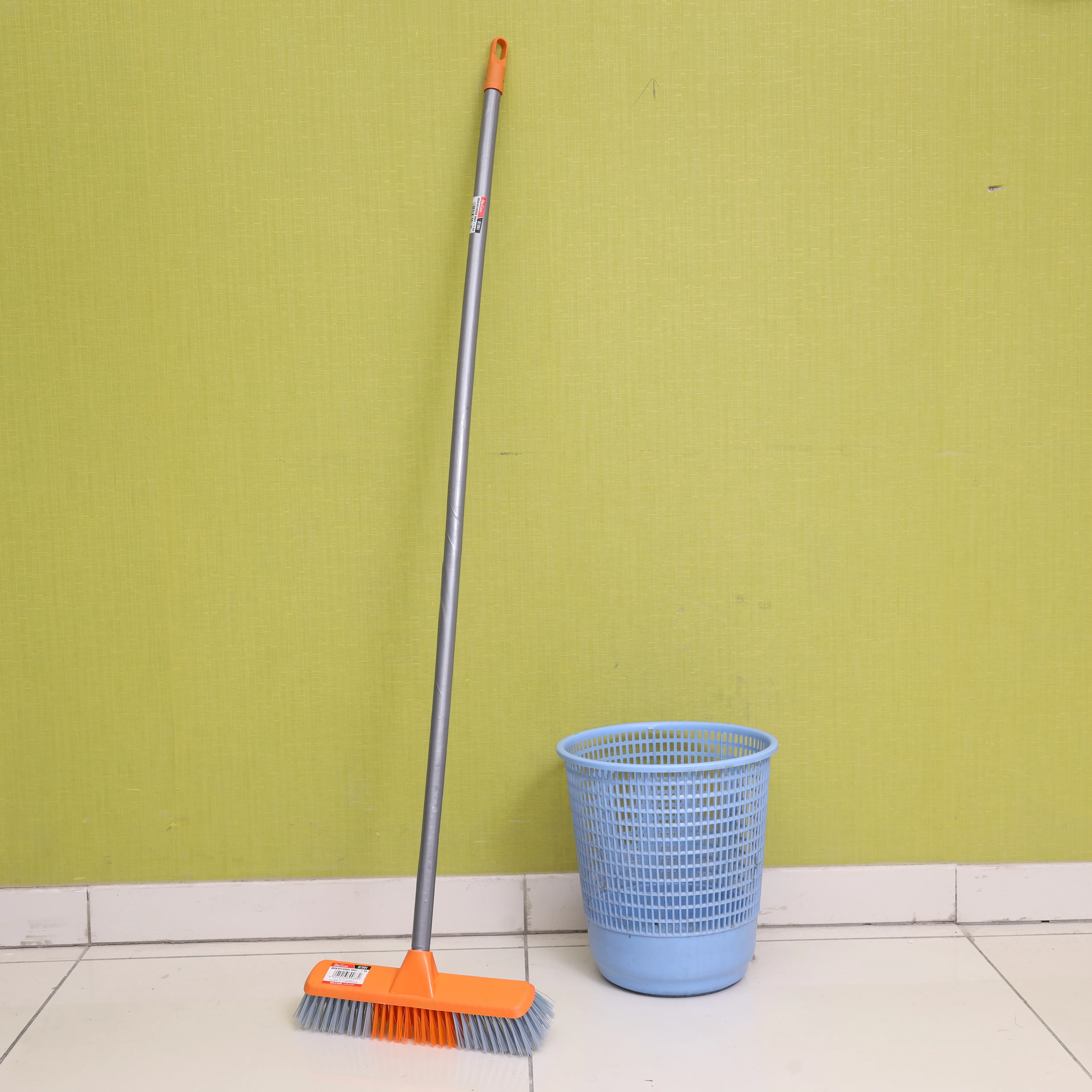 Delcasa DC1084 Broom with PVC Coated Wooden Handle | Durable Floor Cleaning Broom with Strong Bristles and Ergonomic Lightweight Design for Everyday Sweeping | - Image 5