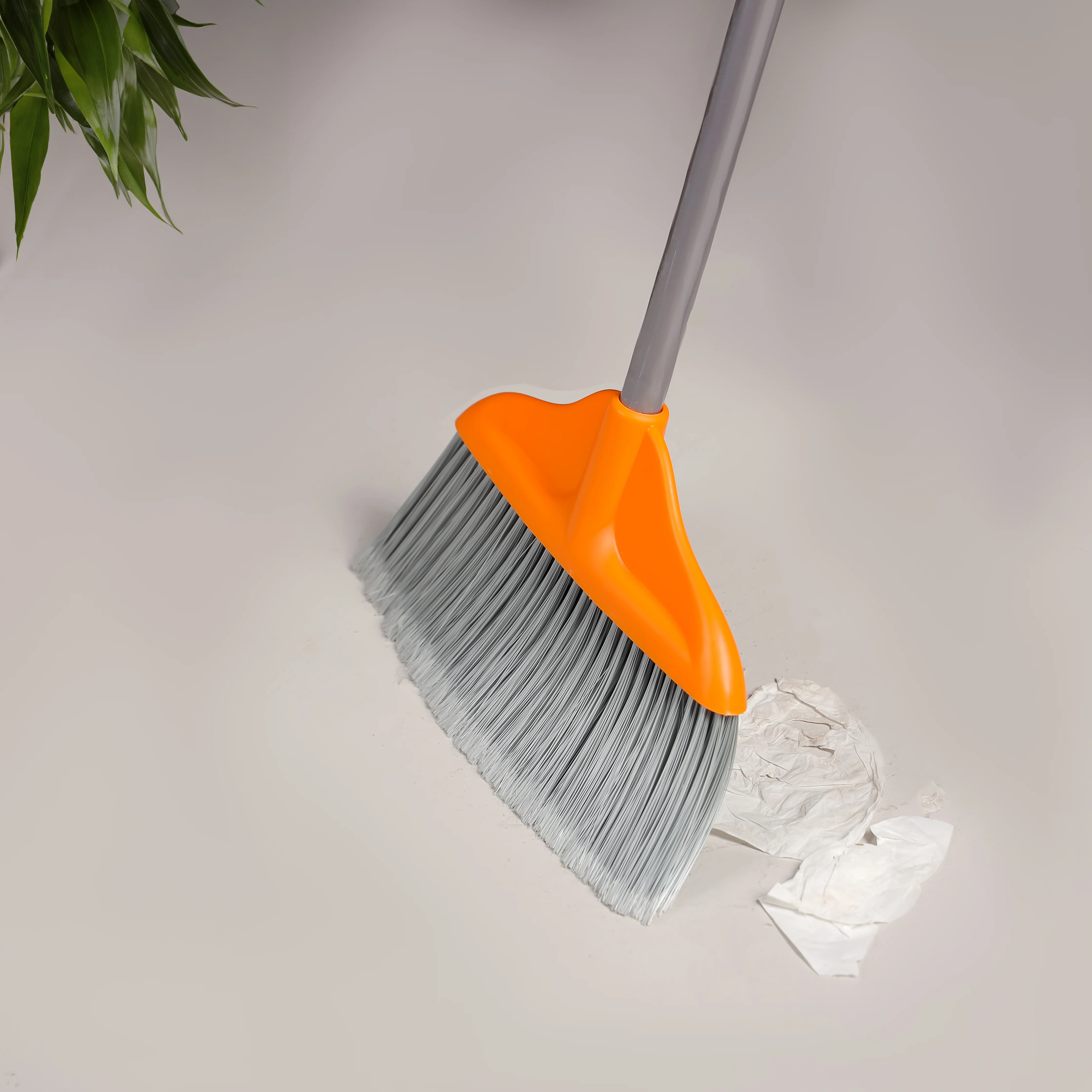 Delcasa DC1085 Broom| PVC Coated Wooden Handle, durable cleaning broom with strong bristles| smooth indoor and outdoor sweeping on all floor surfaces daily use| - Image 4