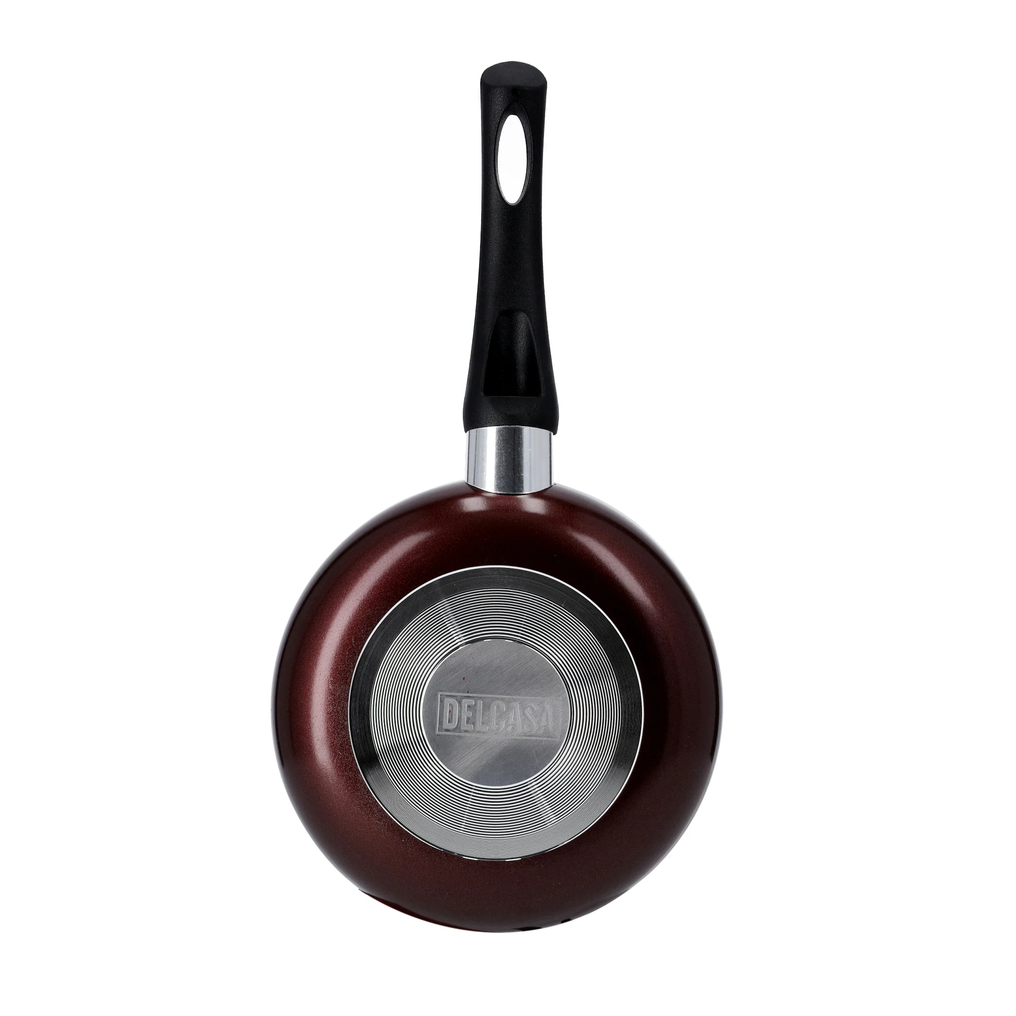 Delcasa DC1100 Evantual Non-Stick Fry Pan | features double layer coating, spiral bottom and heat resistant exterior| Safe bakelite handle ensures easy cooking| - Image 5