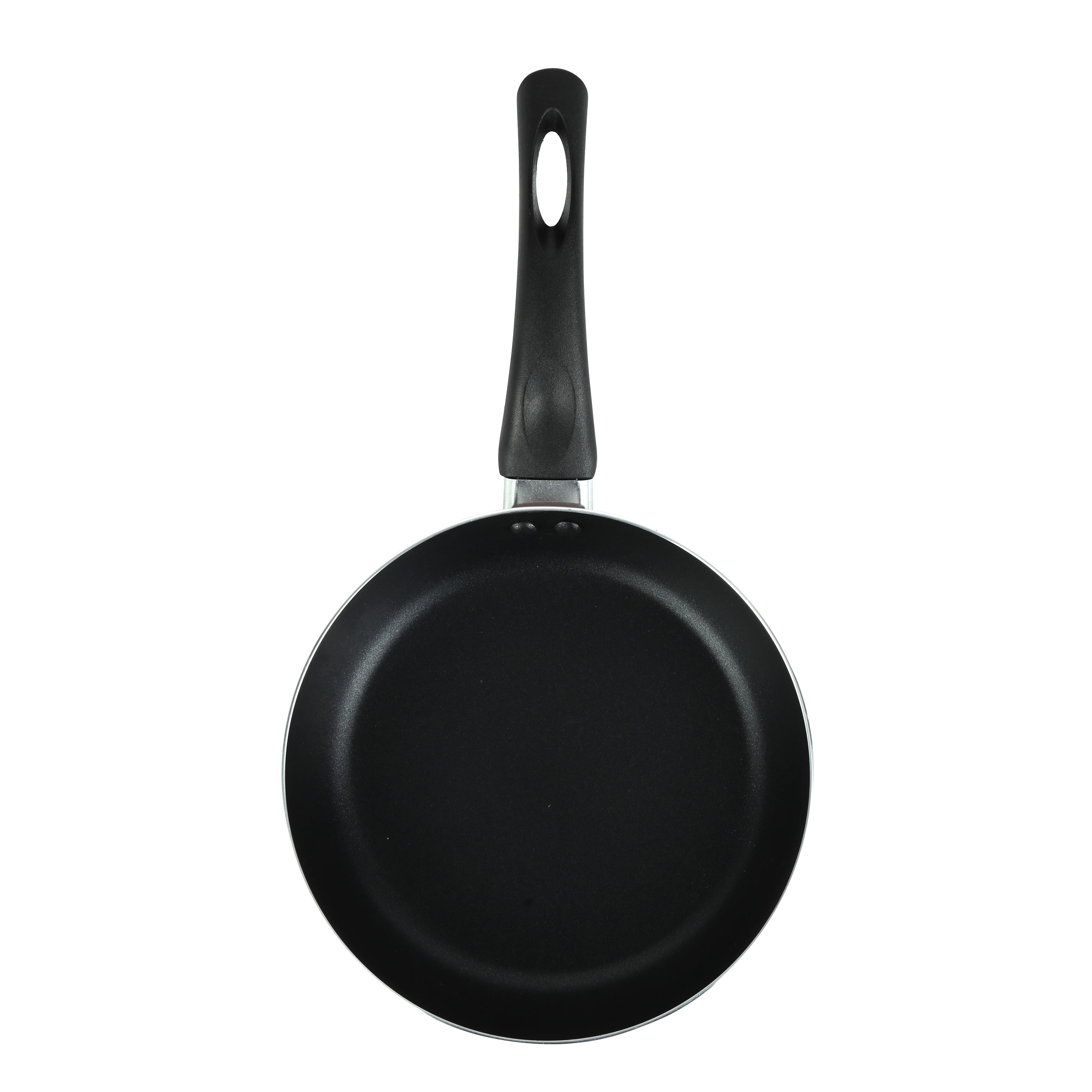 Delcasa DC1103 Evantual Non-Stick Fry Pan 24cm| double layer coating, spiral bottom & heat resistant exterior| safe bakelite handle. Suitable for gas, electric|