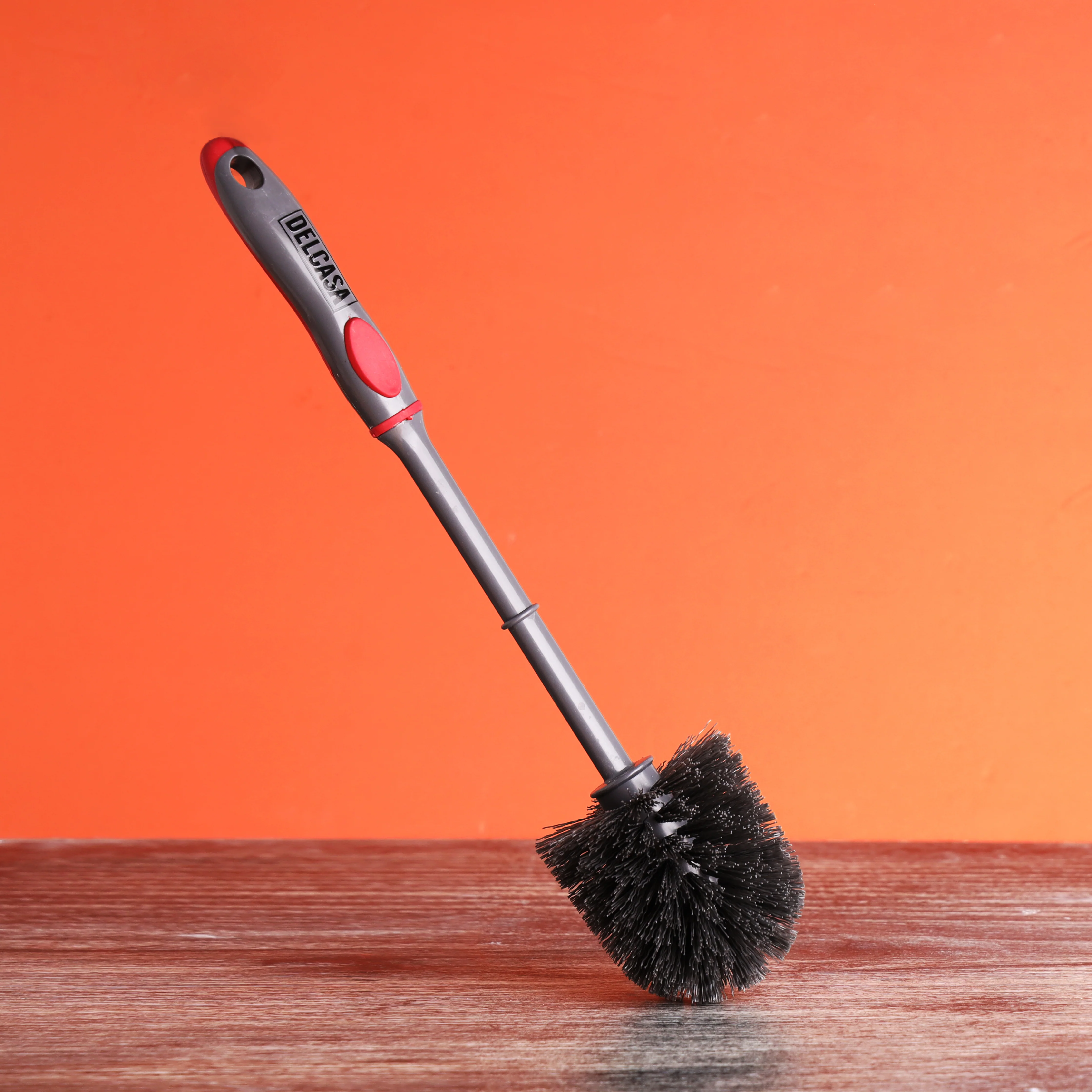 Delcasa DC1611 Toilet Brush Set| durable bristles, ergonomic handle and hygienic holder| compact bathroom cleaning solution for home & office daily needs easily| - Image 3