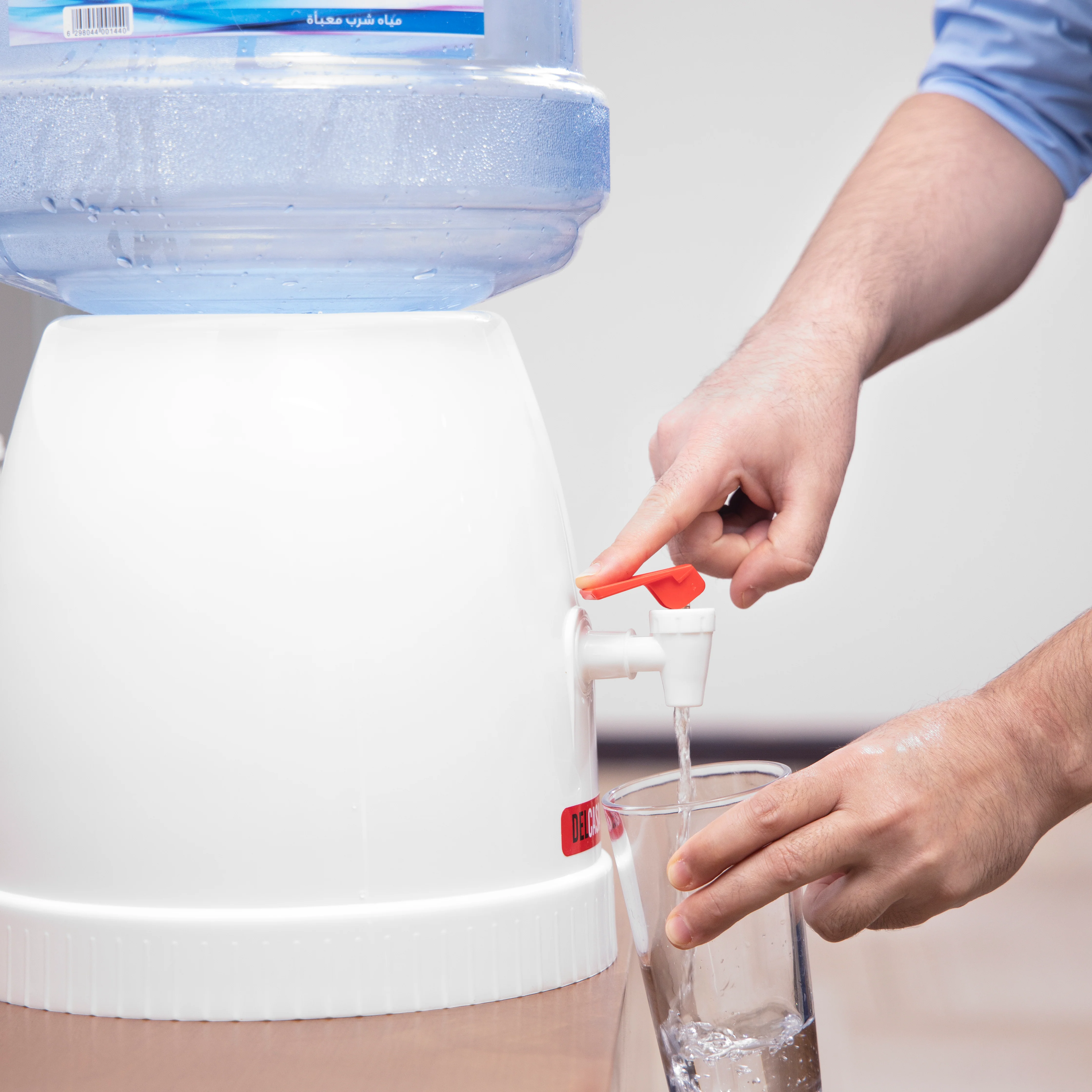 Delcasa DC1860 Water Dispenser | supports 4–5 gallon bottles, durable FDA-approved material| stable bottle stand design & easy pour functionality for daily use| - Image 4
