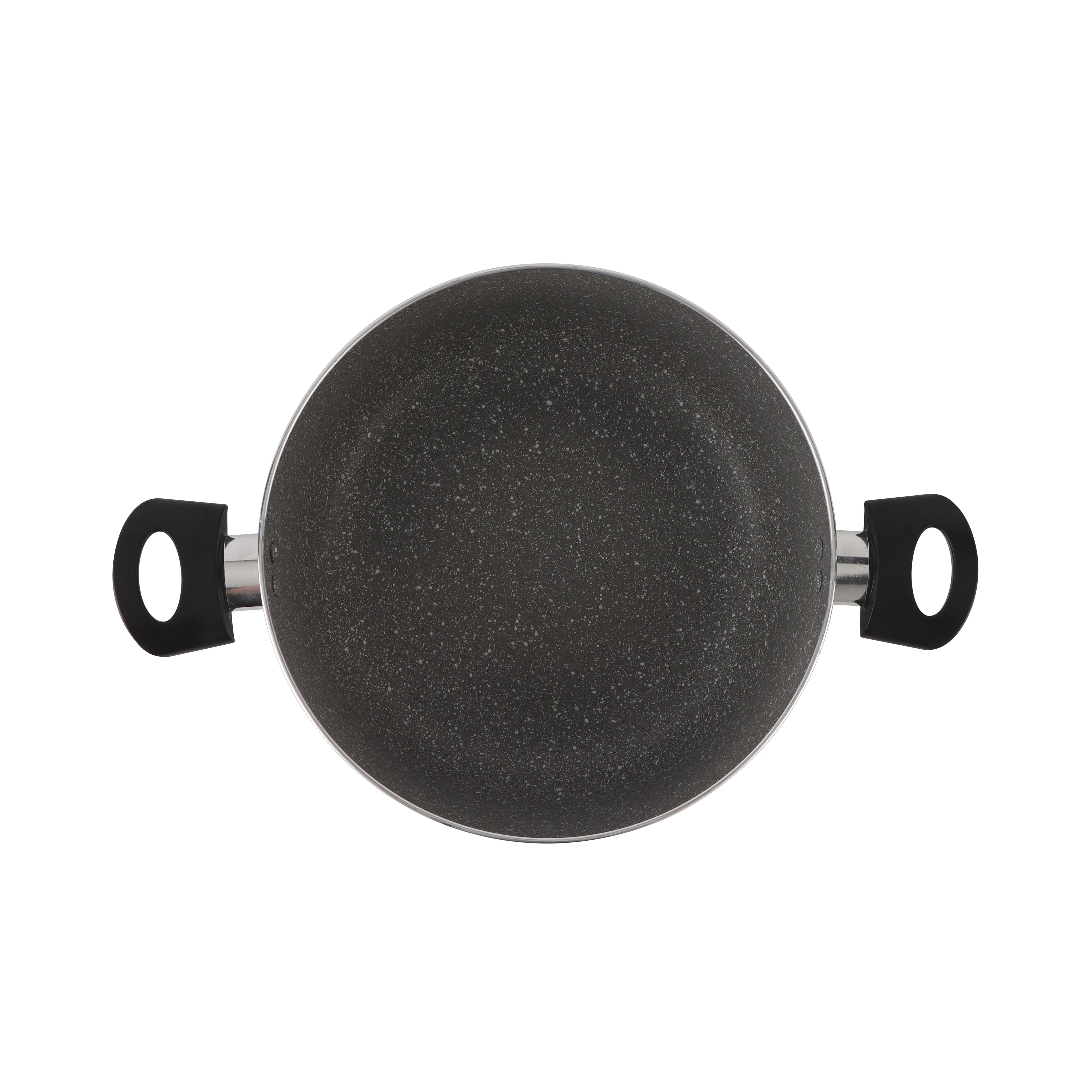 Delcasa DC1902 28CM Granite Non-Stick Casserole| Lid with durable 3-layer construction, induction compatible| PTFE & PFOA free, even heat distribution cookware| - Image 5
