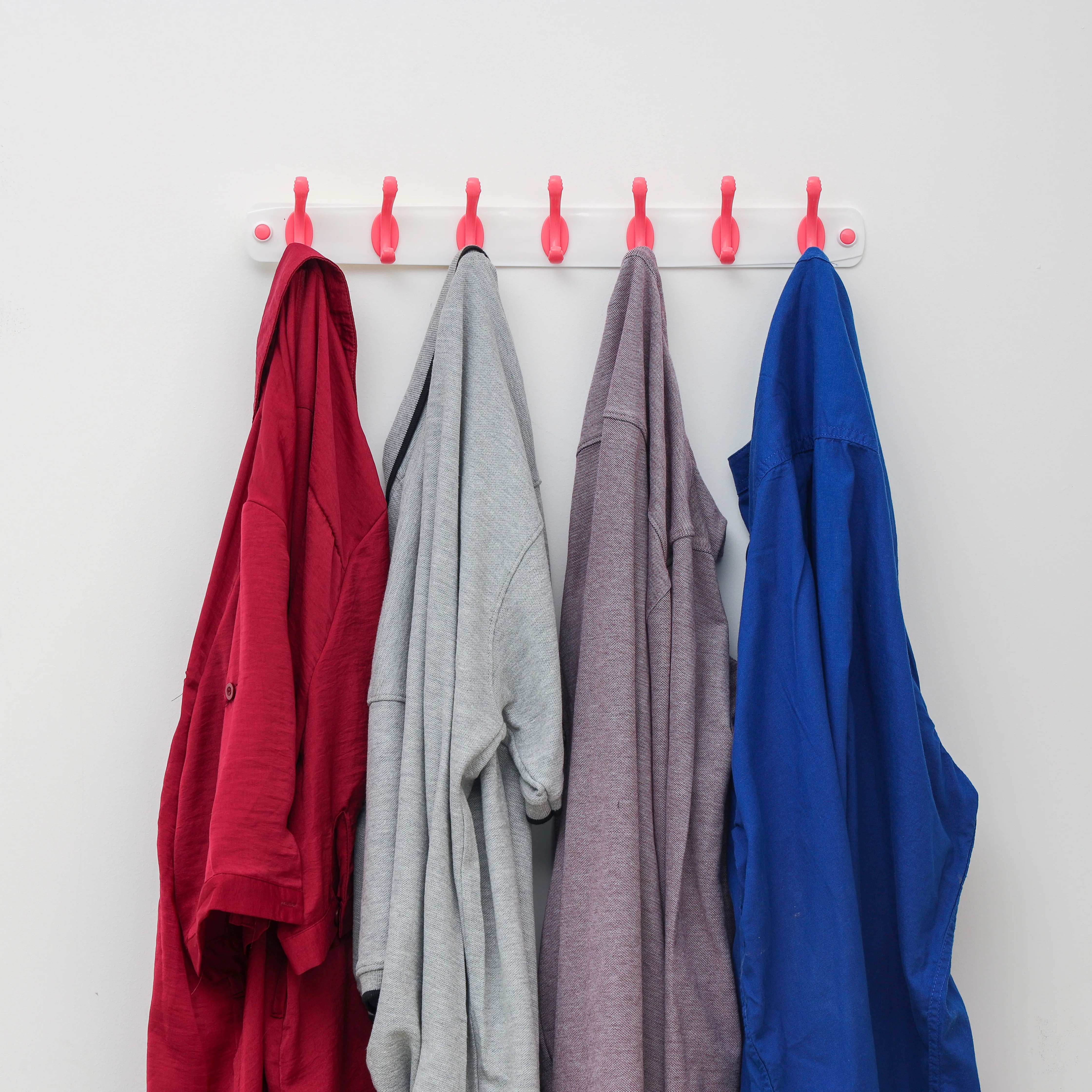 Delcasa DC2029 7 Pcs Clip Hook| features 7 powerful hooks with max load capacity of 3kg| Easy to apply on smooth surfaces, ideal for organizing household items|| - Image 5