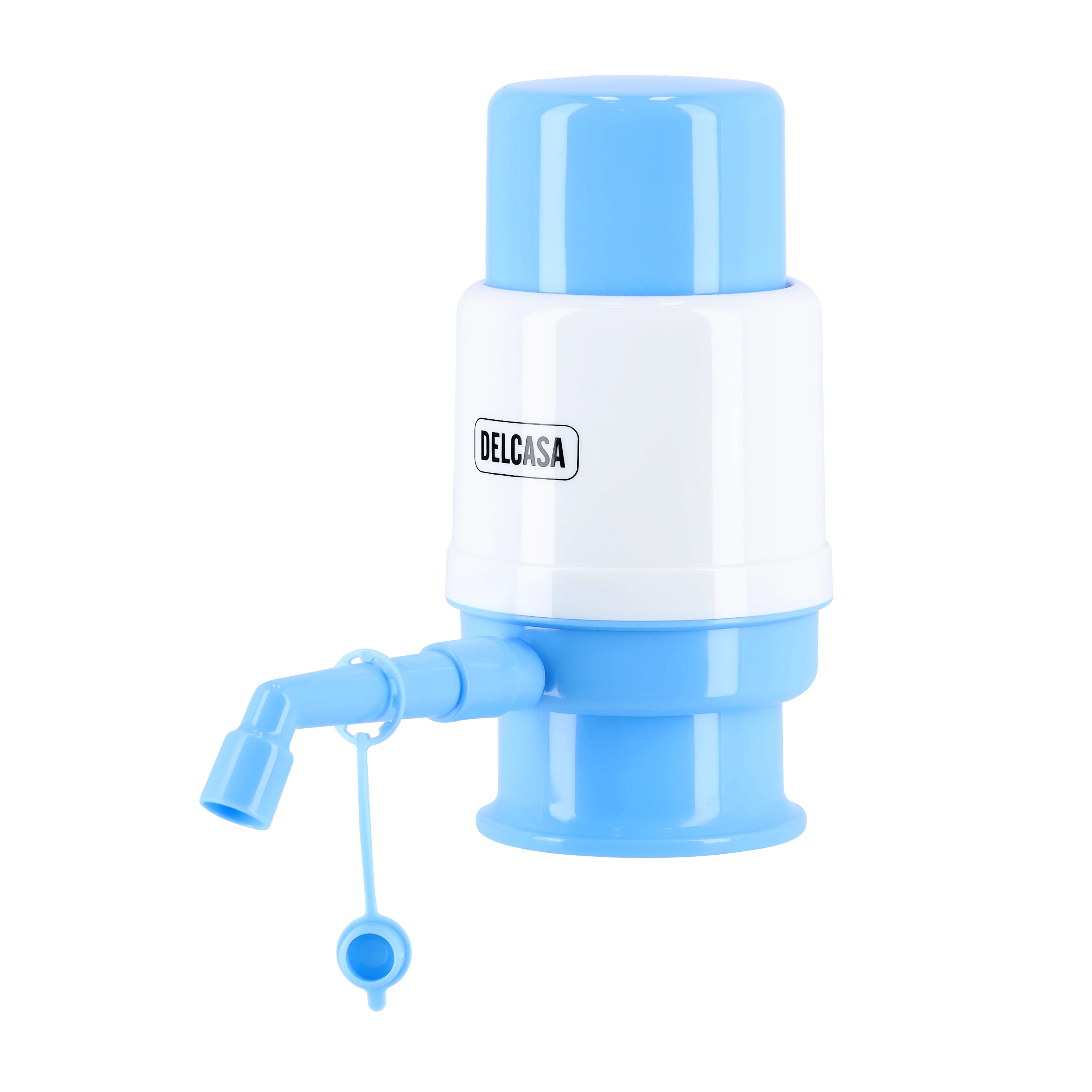 Delcasa DC2062 Water Dispenser Pump | innovative vacuum action for smooth dispensing & Made from food grade plastic| anti-splash cap & easy manual installation|