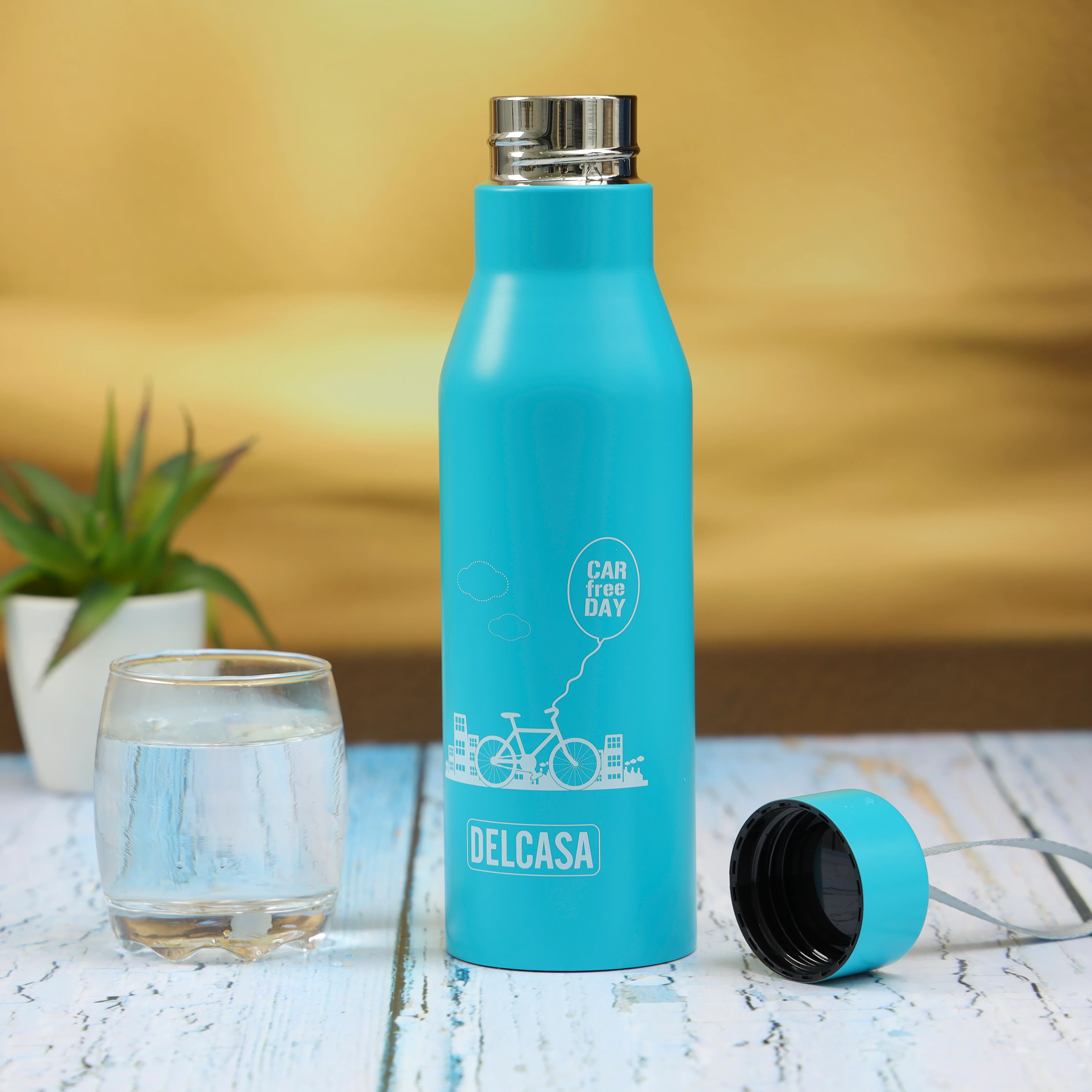 Delcasa DC2163 950ML Vacuum Bottle | stainless steel body, double wall insulation, hot and cold retention| for keeping beverages fresh and at ideal temperature| - Image 5