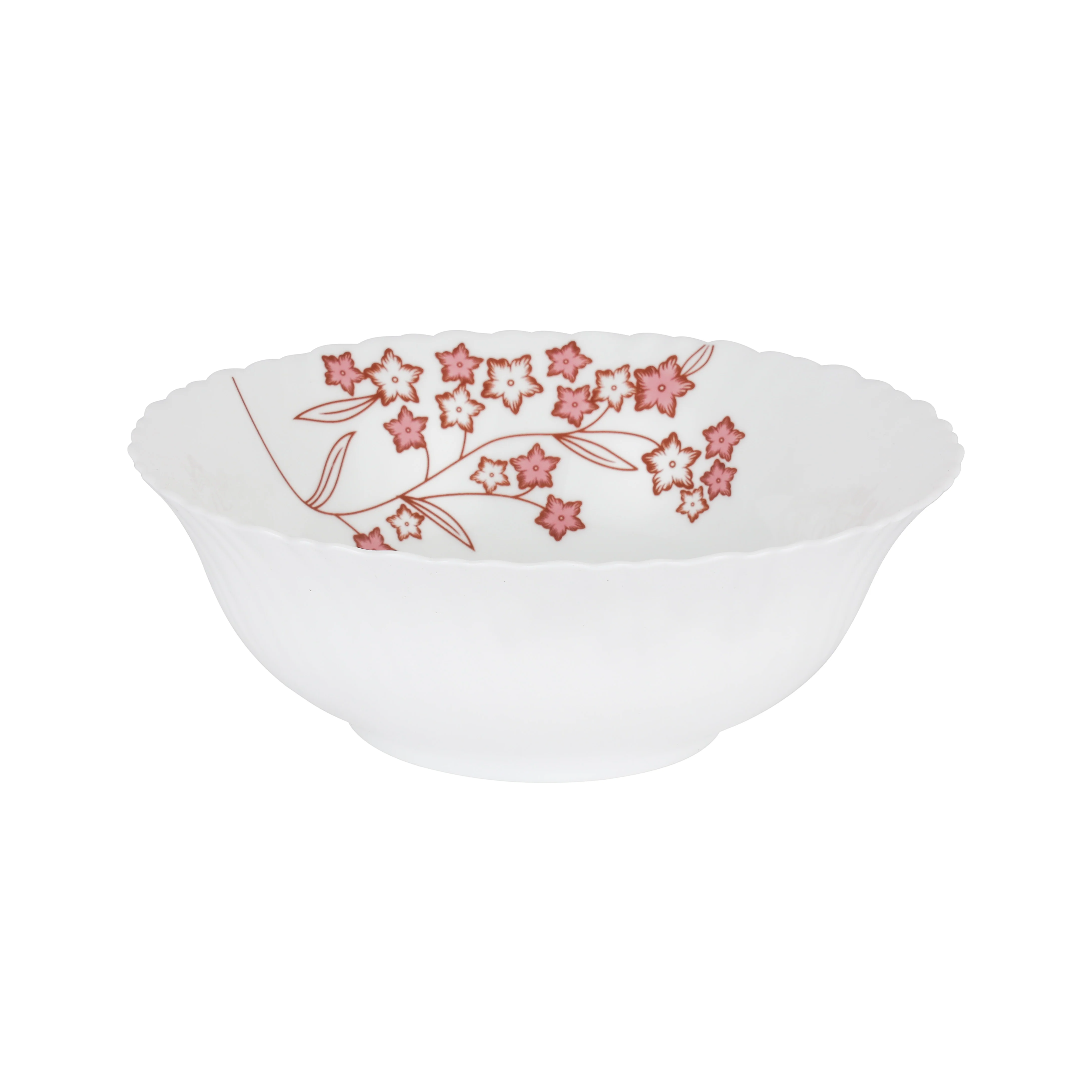 Delcasa DC2212 33 Pcs Opalware Dinner Set| includes plates, bowls and soup spoons| Lightweight, chip resistant and stain resistant, dishwasher and freezer safe| - Image 5