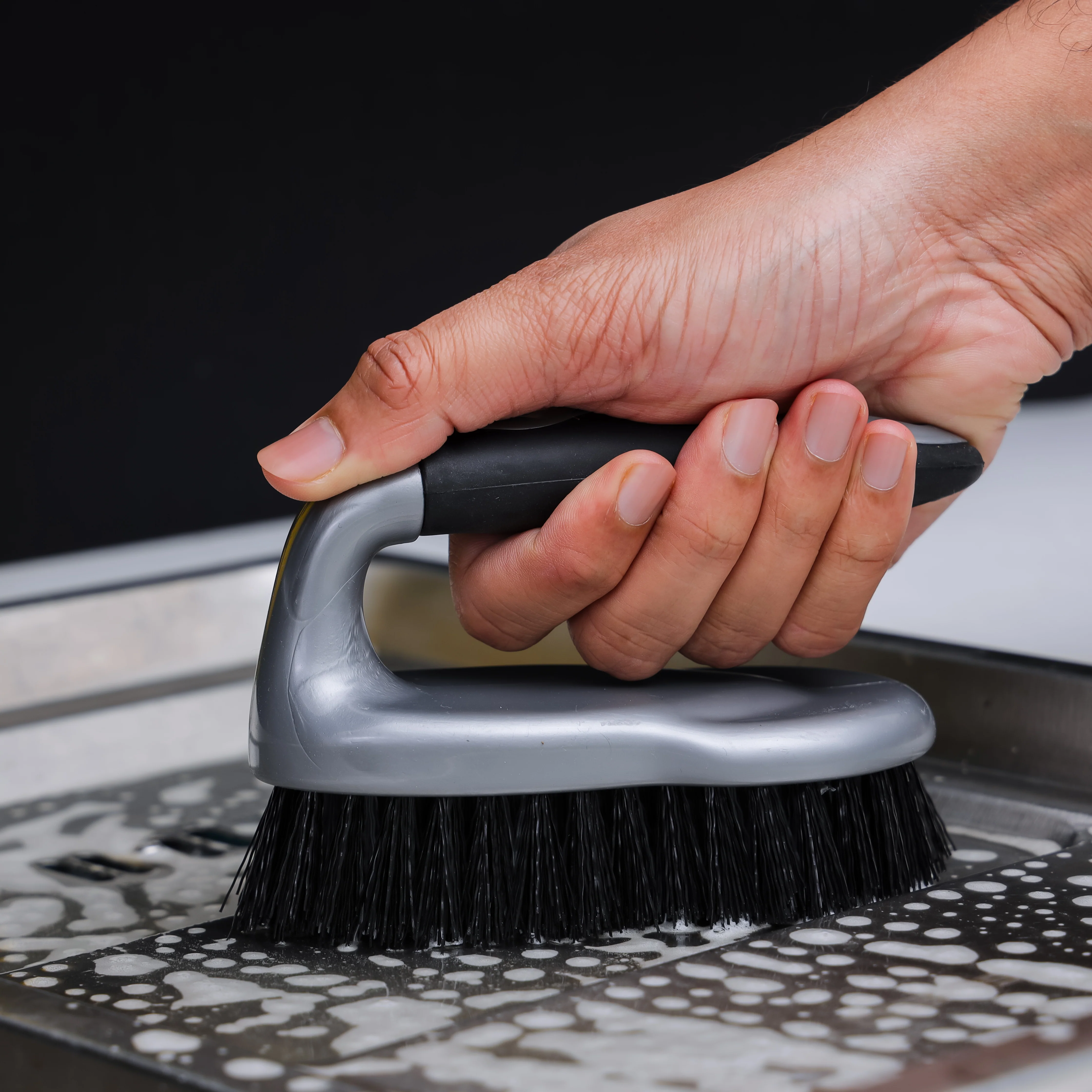 Delcasa DC2399 Floor/Dish Brush| made from durable PP & TPR material for long-lasting use| highly durable bristles with elegant design, floor & surface cleaning| - Image 5