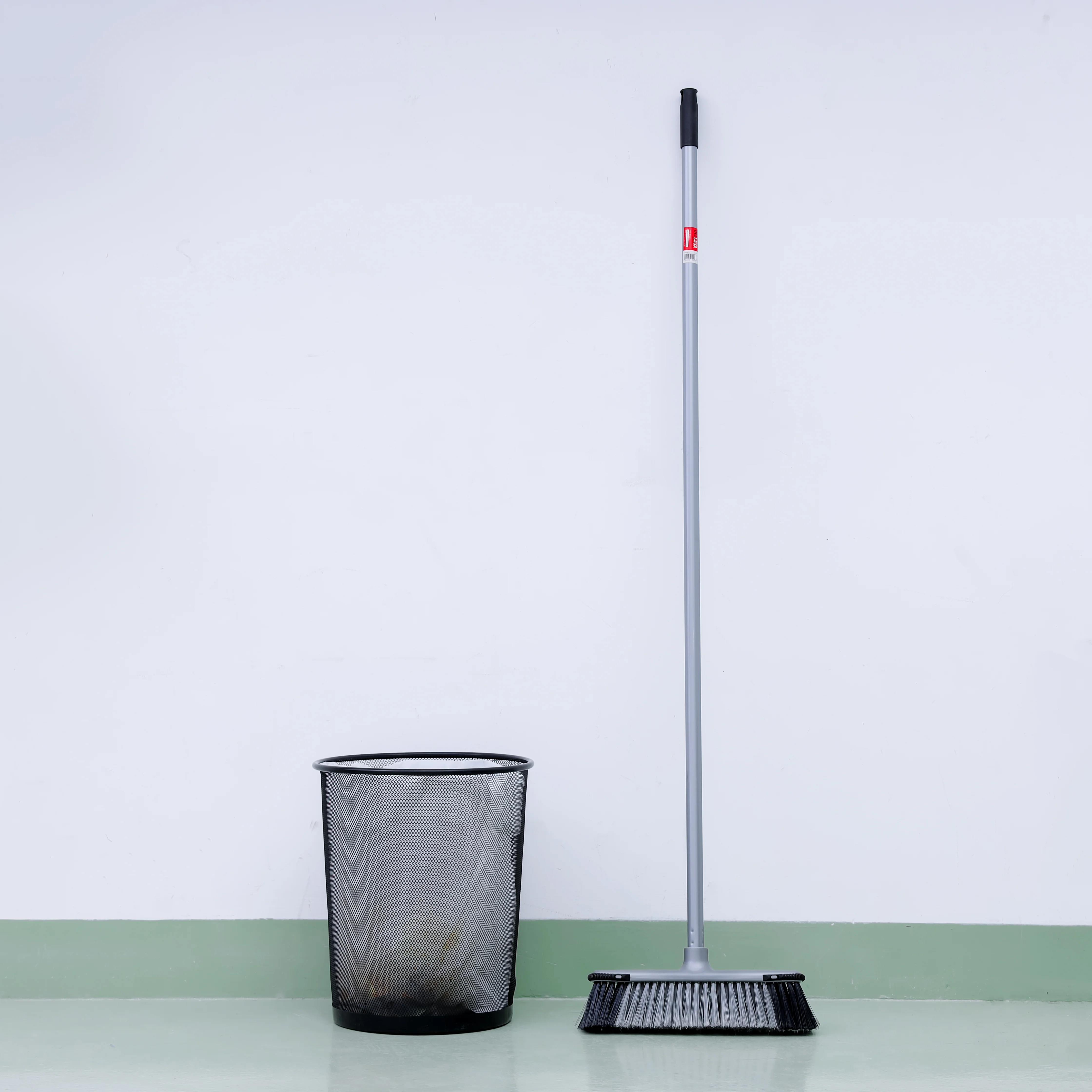 Delcasa DC2412 Floor Broom | from durable PP, TPR & PET material| Premium quality, strong bristles for effective sweeping, lightweight and ideal for daily uses| - Image 2