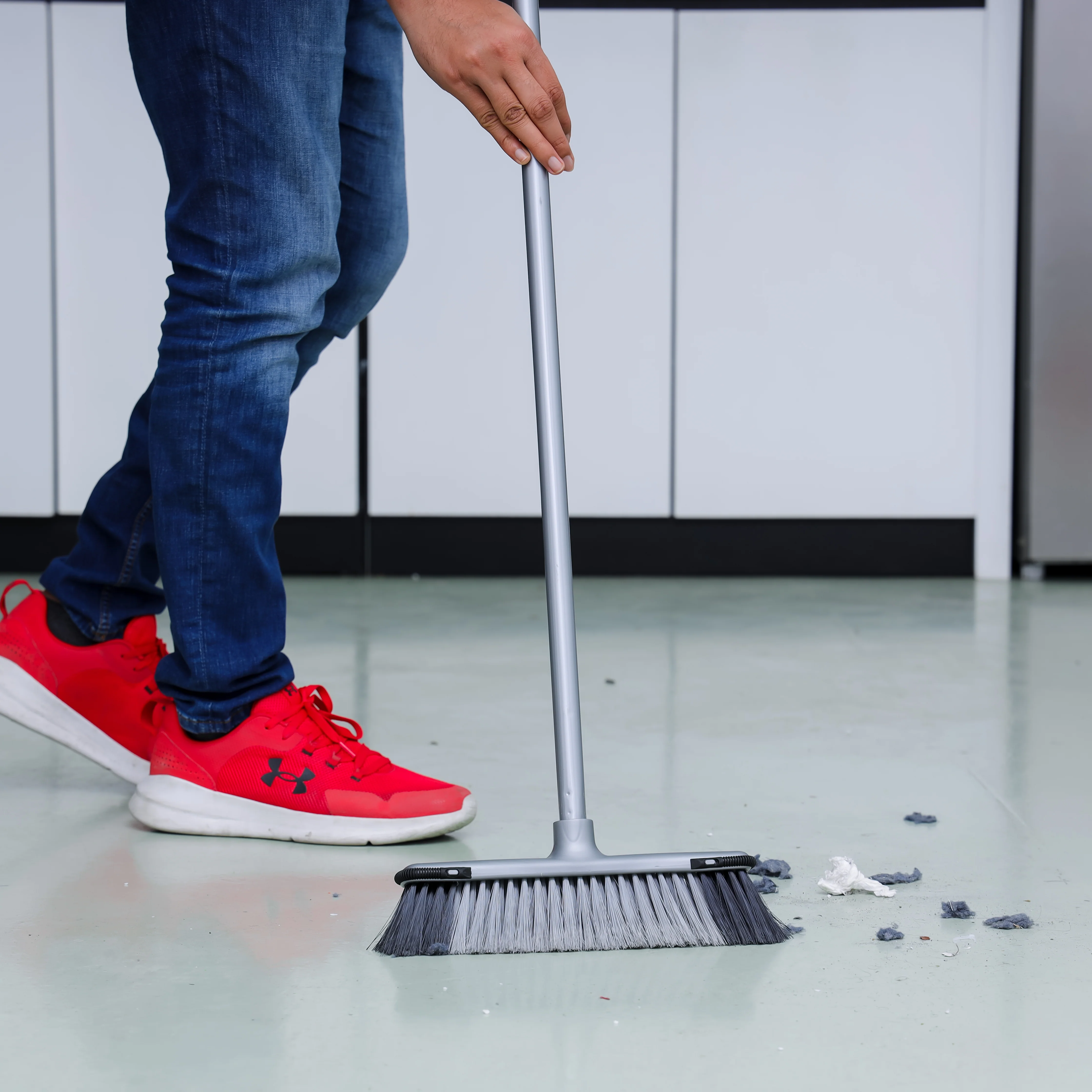 Delcasa DC2412 Floor Broom | from durable PP, TPR & PET material| Premium quality, strong bristles for effective sweeping, lightweight and ideal for daily uses| - Image 5