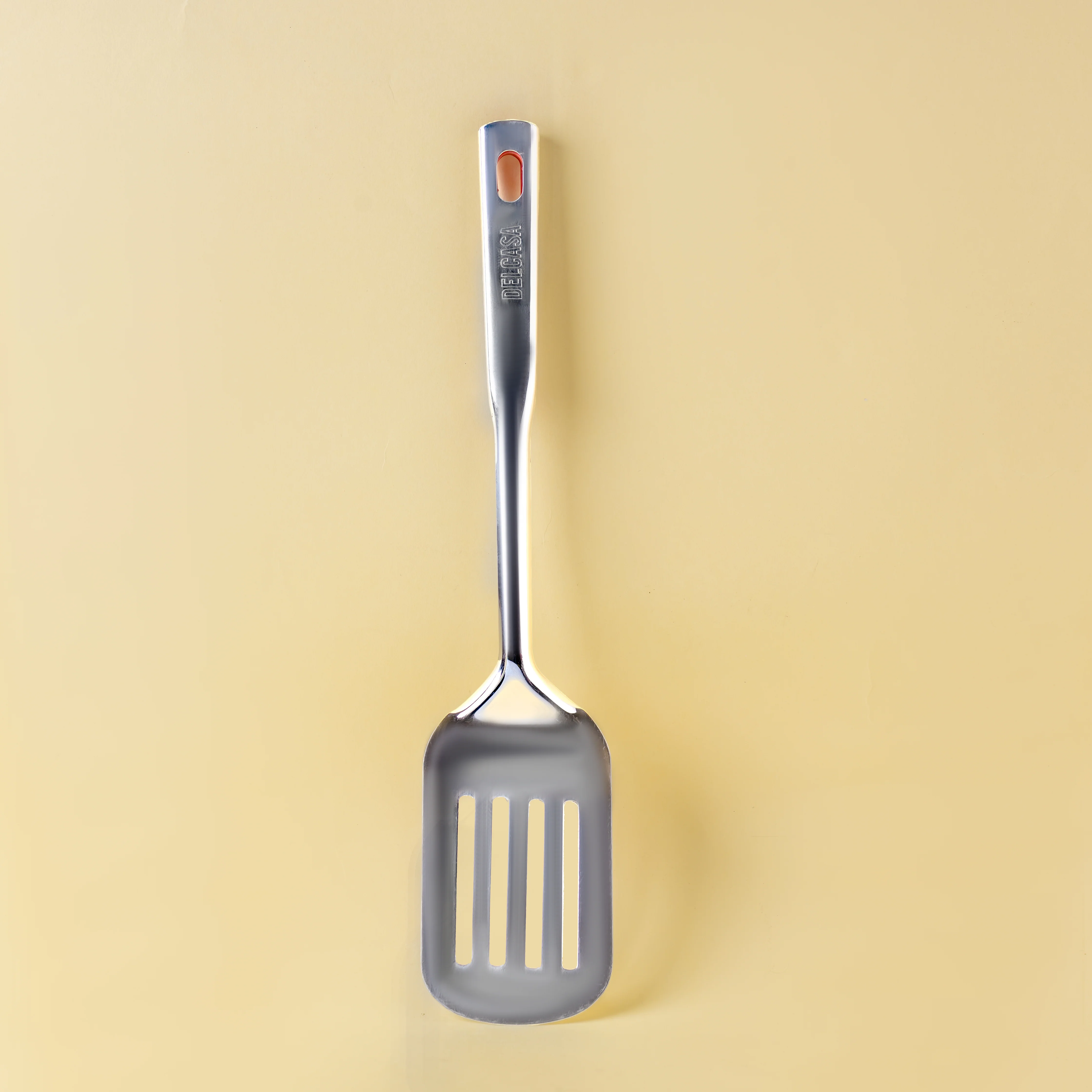 Delcasa DC2733 Stainless Steel Slotted Turner | durable stainless steel, lightweight design| ergonomic handle, and slotted head for easy flipping Easy to clean| - Image 4