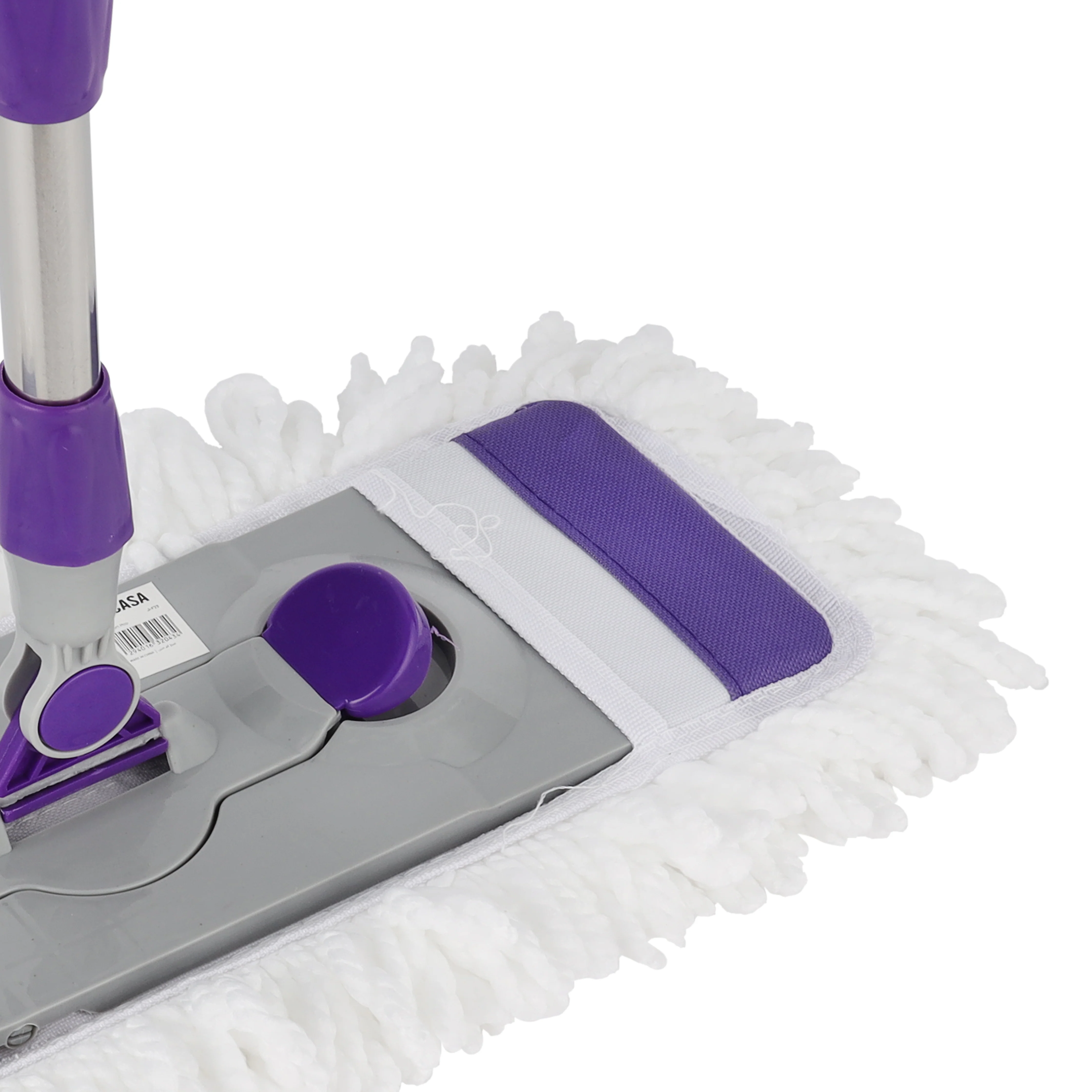 Delcasa DC3042 50CM Airport Mop| Stick featuring microfiber mop head for dry & wet cleaning| absorbs dirt fast and suitable for all hard flooring surfaces daily| - Image 5