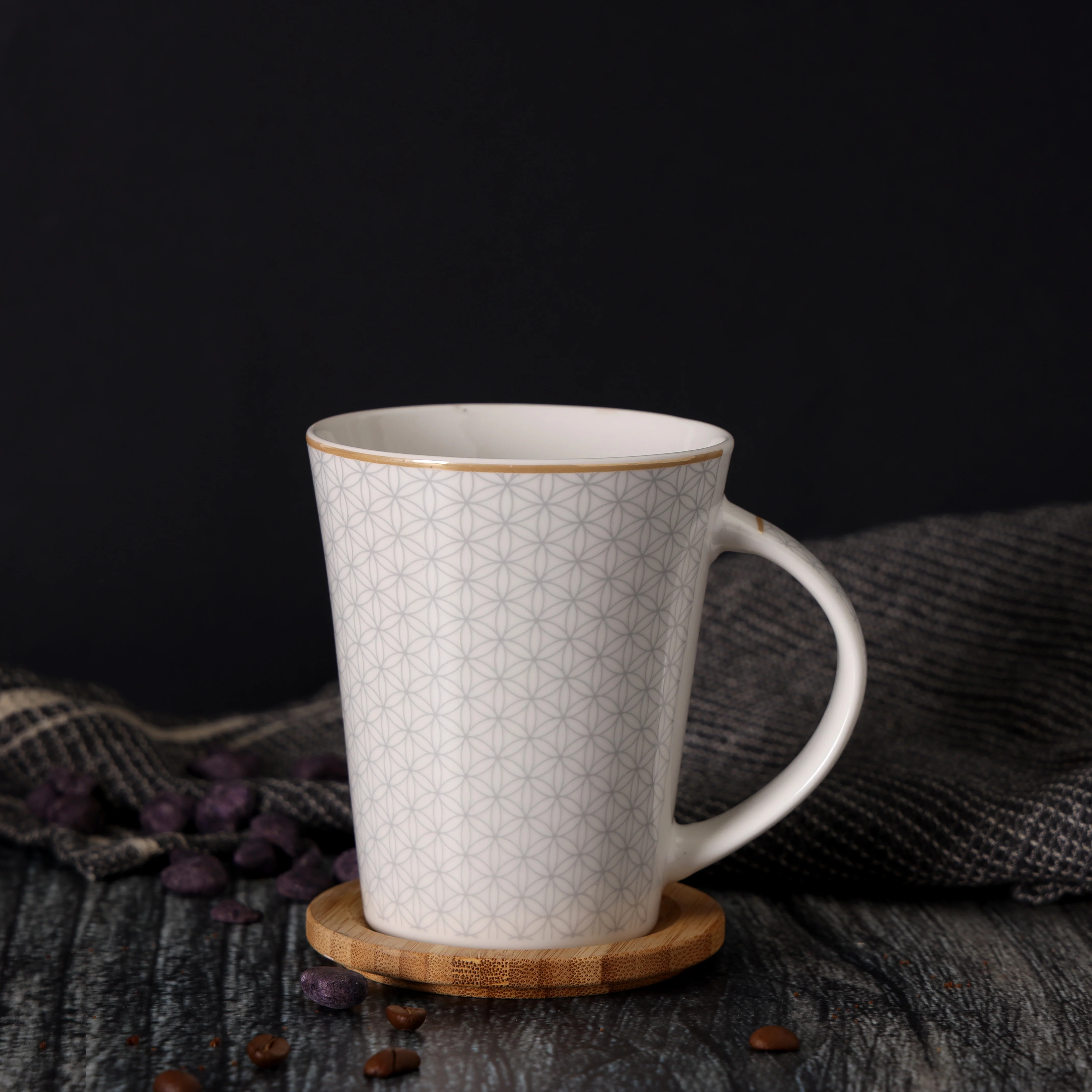 Delcasa DC3071 Ceramic Mug| premium ceramic coffee mug with elegant design| chip-resistant Construction and Easy to clean, dishwasher-safe quality for home use| - Image 2