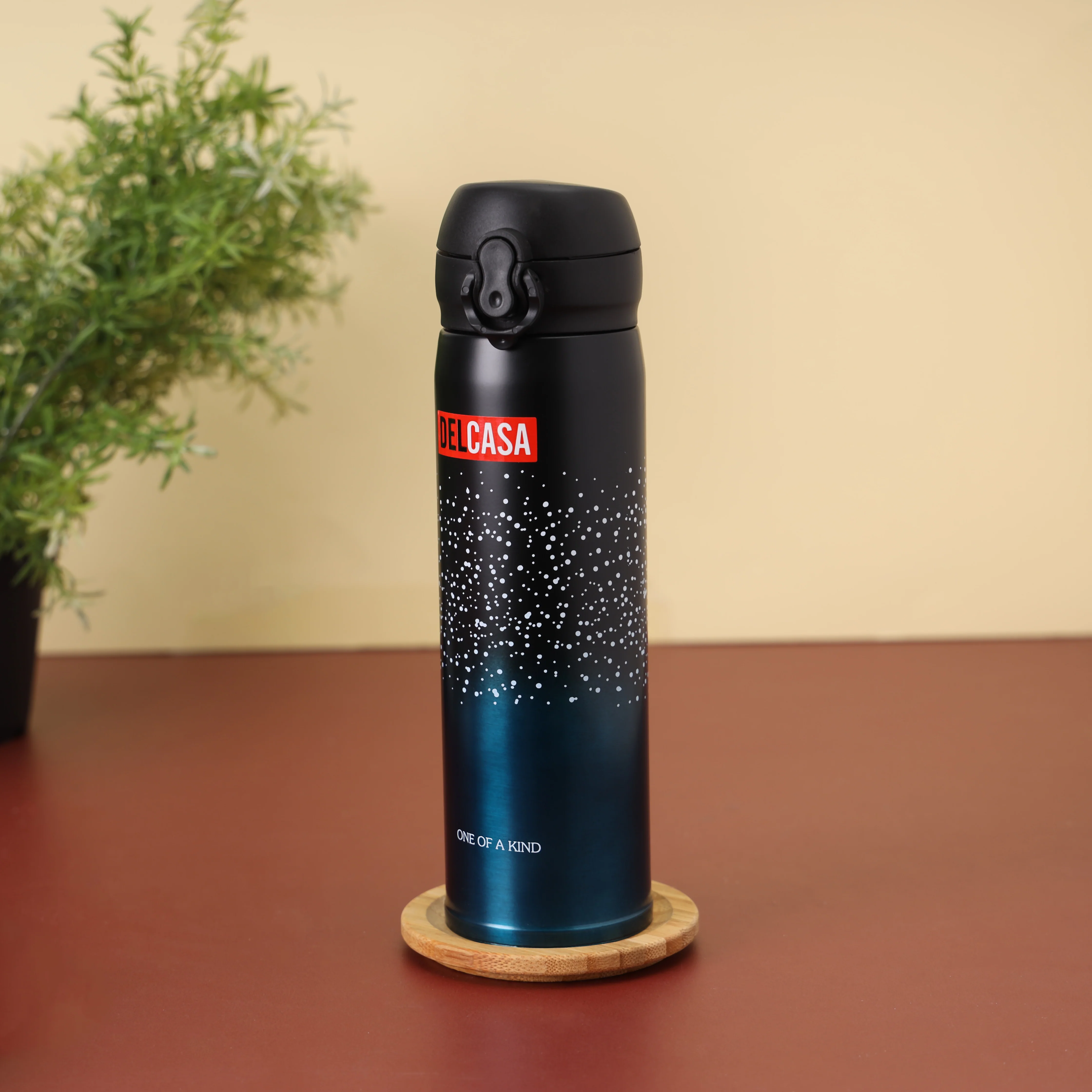 Delcasa DC3105 Stainless Steel Vacuum Bottle 500ML| Leakproof Lid, Non-Slip Base and Easy Carry Design| Hot & Cold Drinks at Home & Travel Everyday outdoor use| - Image 2