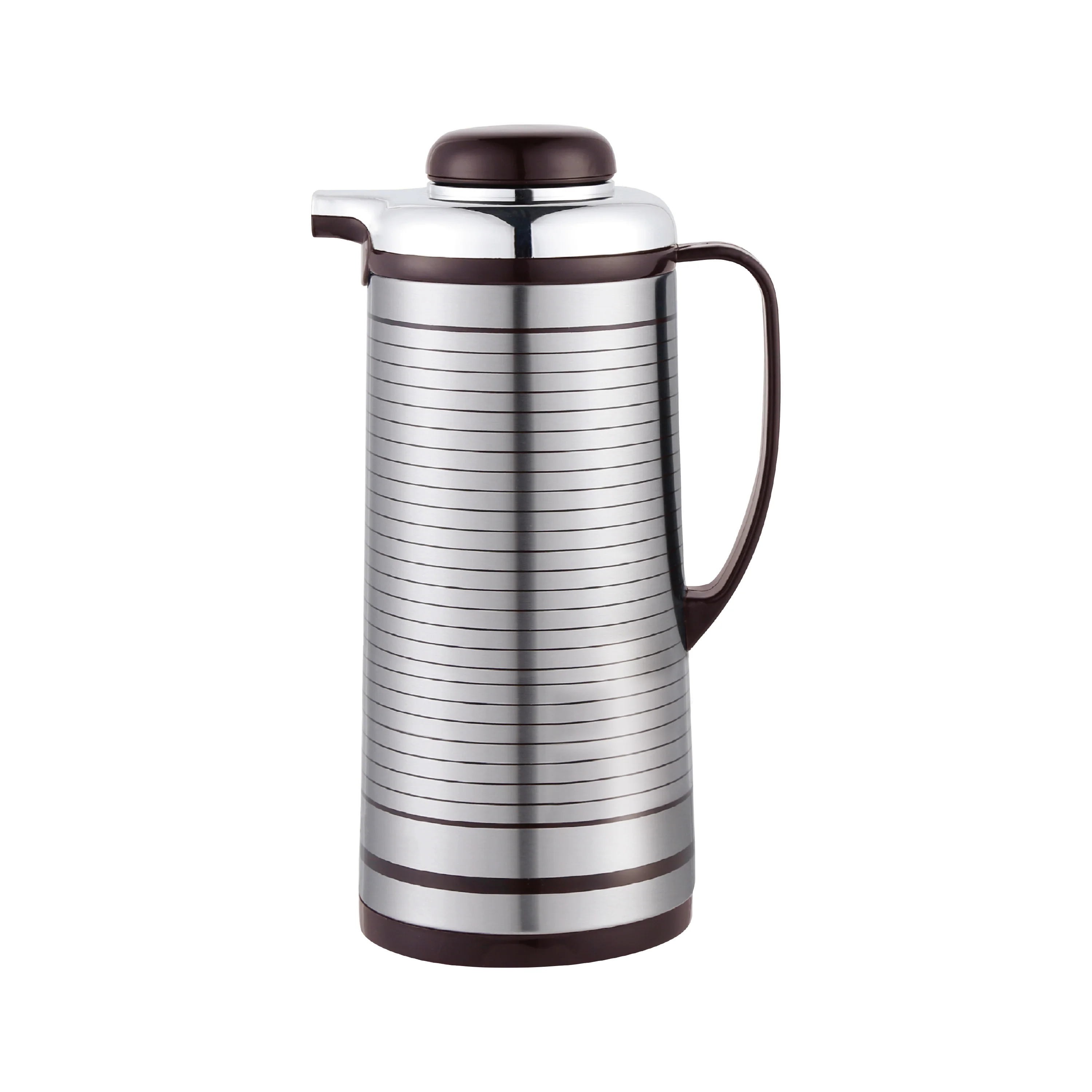 Delcasa DC3167 1.6L Vacuum Flask| double wall insulation & 410 stainless steel body| pink glass inner, & keeps beverages hot for 24 hours and cold for 36 hours|