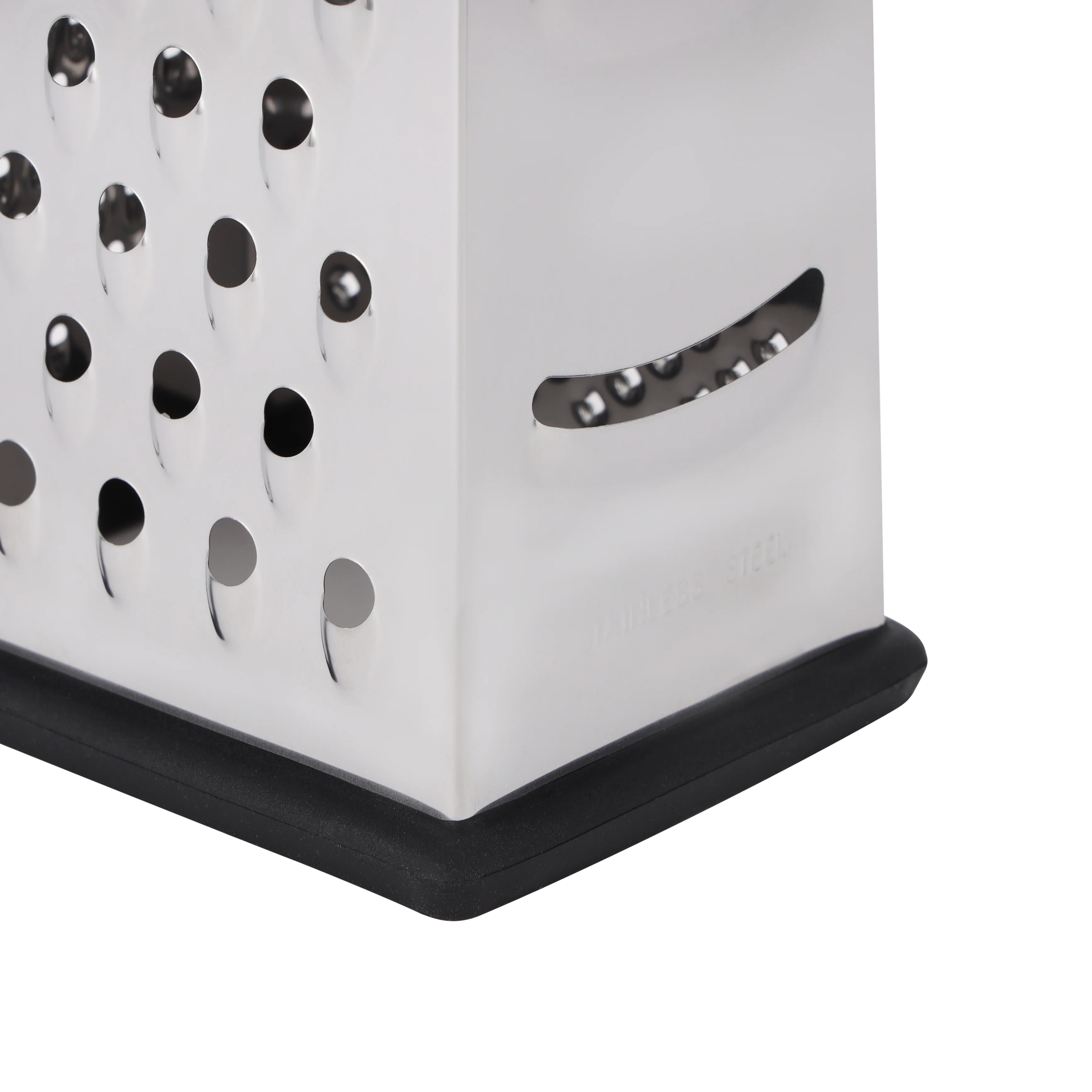 Delcasa DC3189 4 Sided Stainless Steel Grater | Wooden Handle, Razor Sharp Blades for Grating, Slicing, Shredding & Zesting| Dishwasher Safe & Durable and rust-resistant| - Image 5
