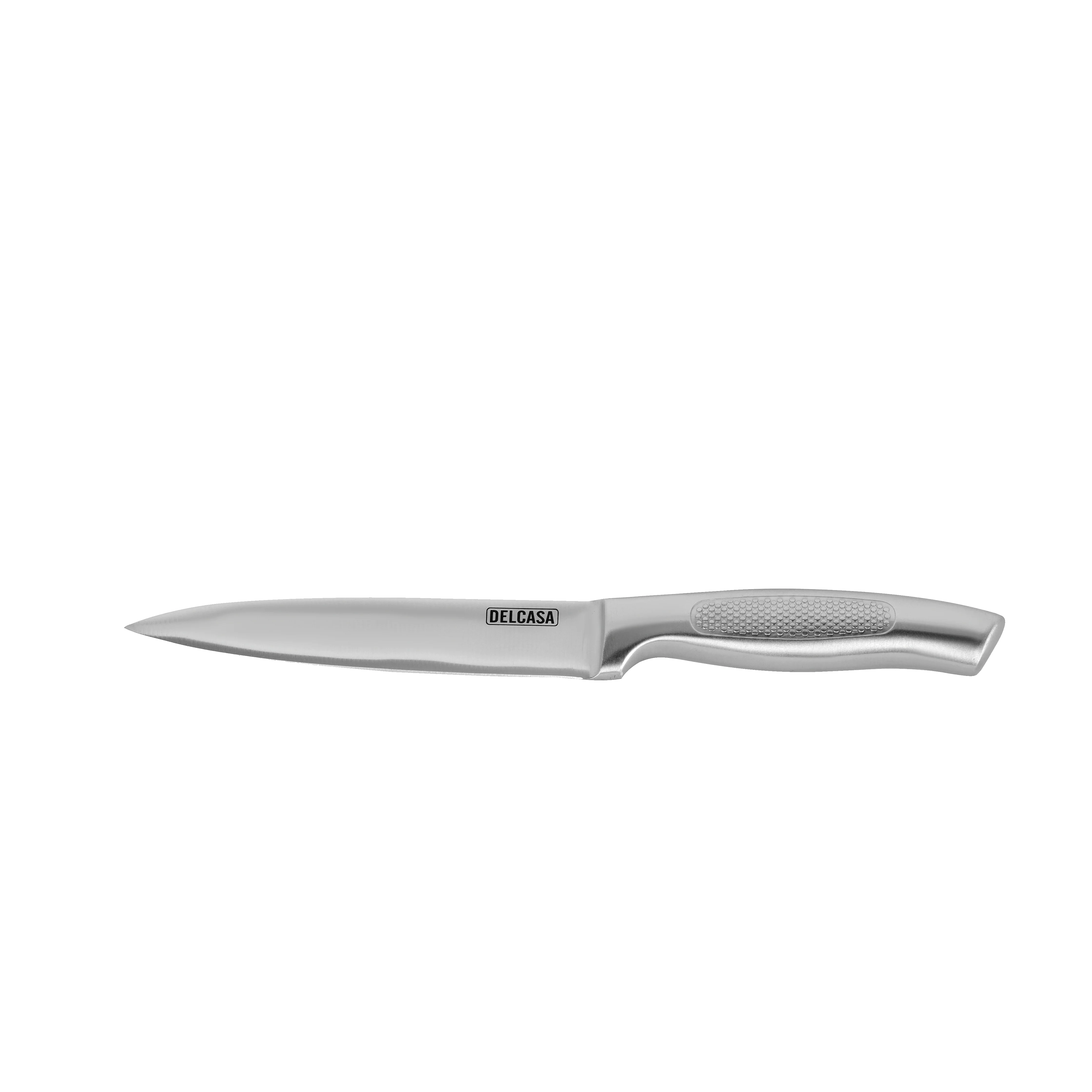 Delcasa DC3193 5" Utility Knife| Stainless Steel Ultra Sharp Kitchen Knife with Ergonomic Non-Slip Handle| Scratch Resistant, Lightweight Design & 5 Inch Blade| - Image 5