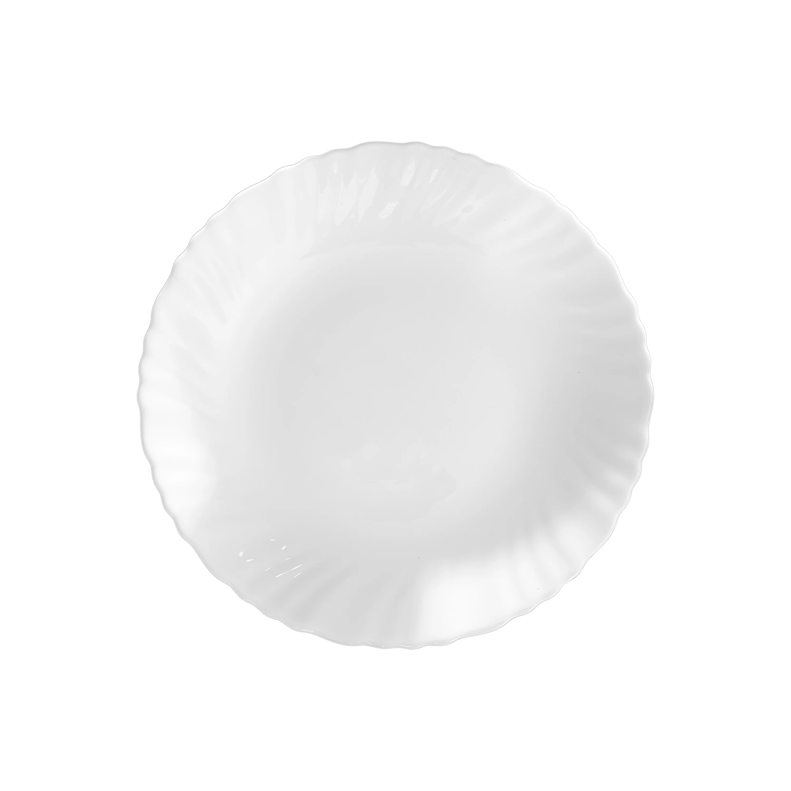 Delcasa DC3298 Opalware Soup Plate| 8.5-inch lightweight and chip-resistant plate| Freezer safe, microwave, dishwasher and freezer safe for everyday dining use|