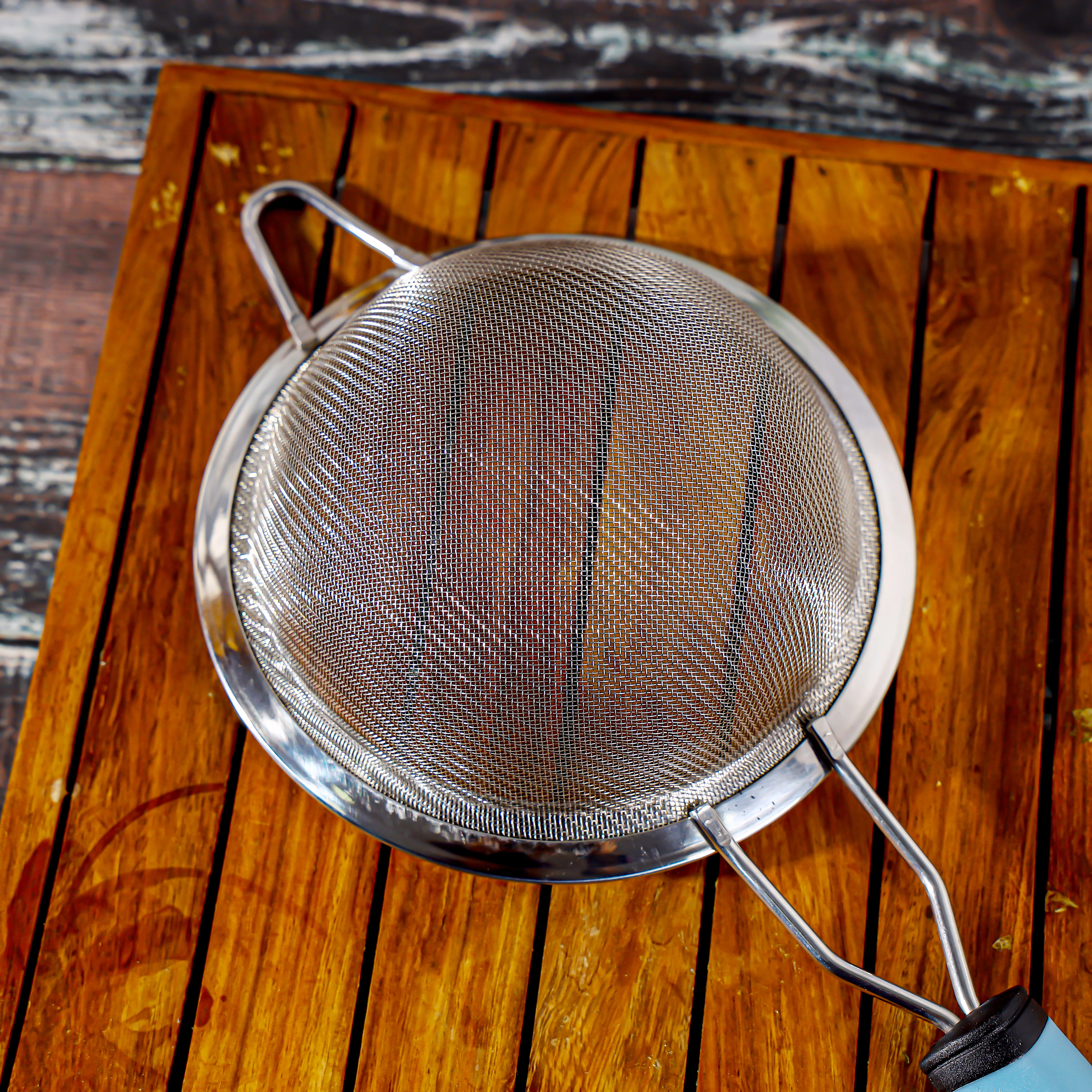 Delcasa DC3361 Stainless Steel 18CM Strainer| PP Handle Fine Mesh Kitchen Strainer Dishwasher Safe, Food Grade for Juice Tea Flour Kitchen Use and Daily Cooking| - Image 5