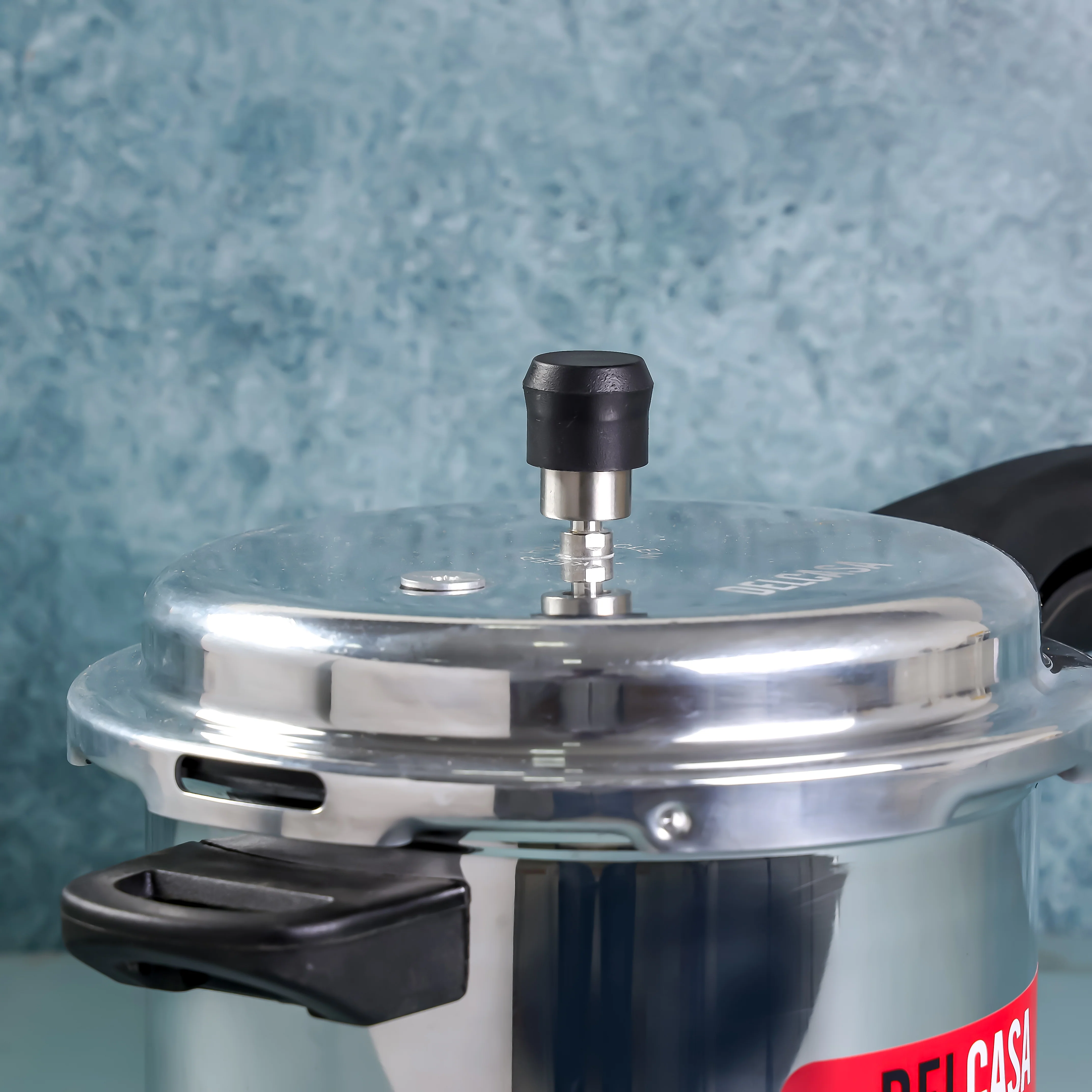 Delcasa DC3377 Pressure Cooker Combo Set| 5L + 3L high quality aluminium cookers with anti-implosion lid| improved regulator & easy grip handle for safe cooking| - Image 5