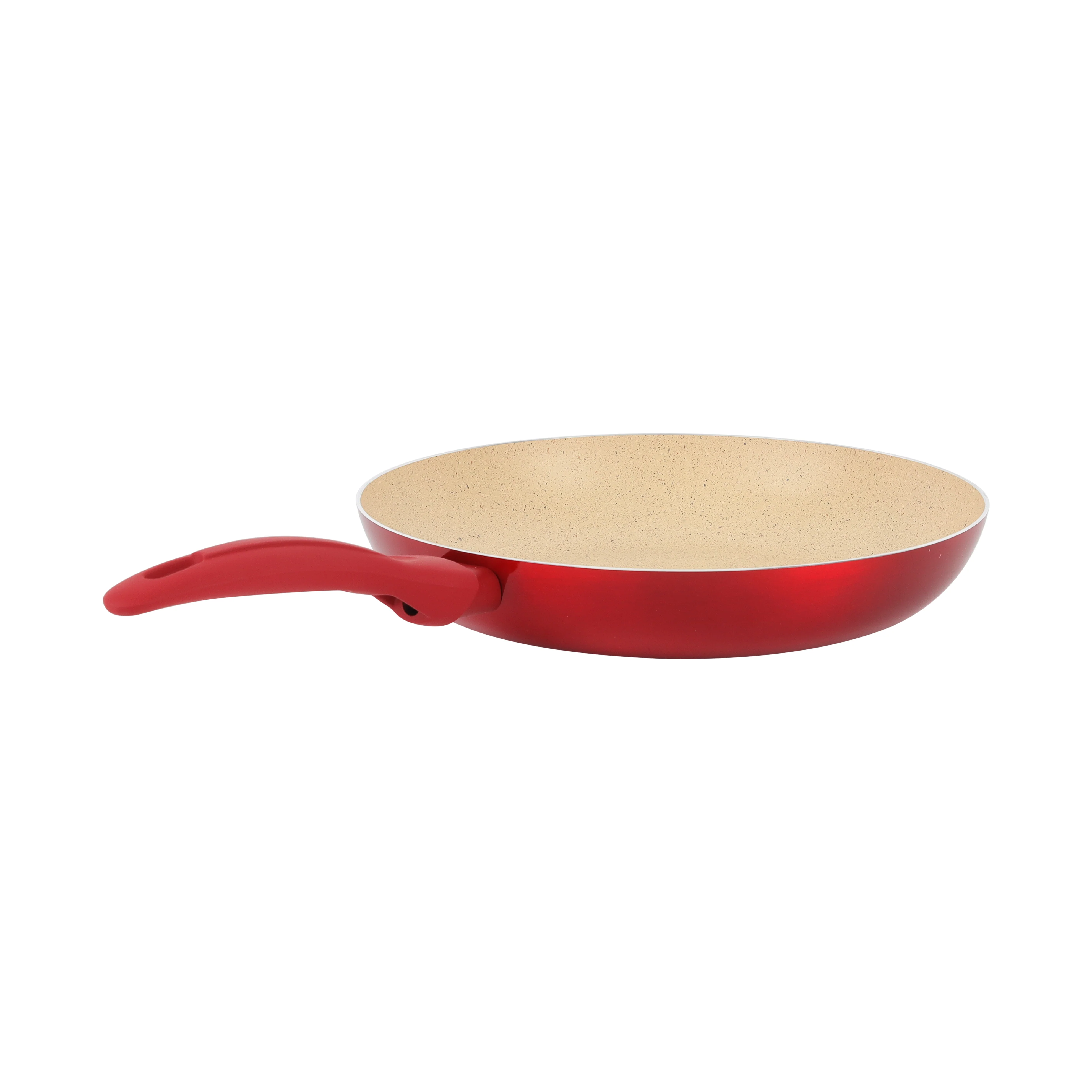 Delcasa DC3413 Marble Coated Frypan 18–30CM | 3-layer non-stick coating and durable aluminium body| induction compatible base & soft-touch handle for daily use| - Image 3