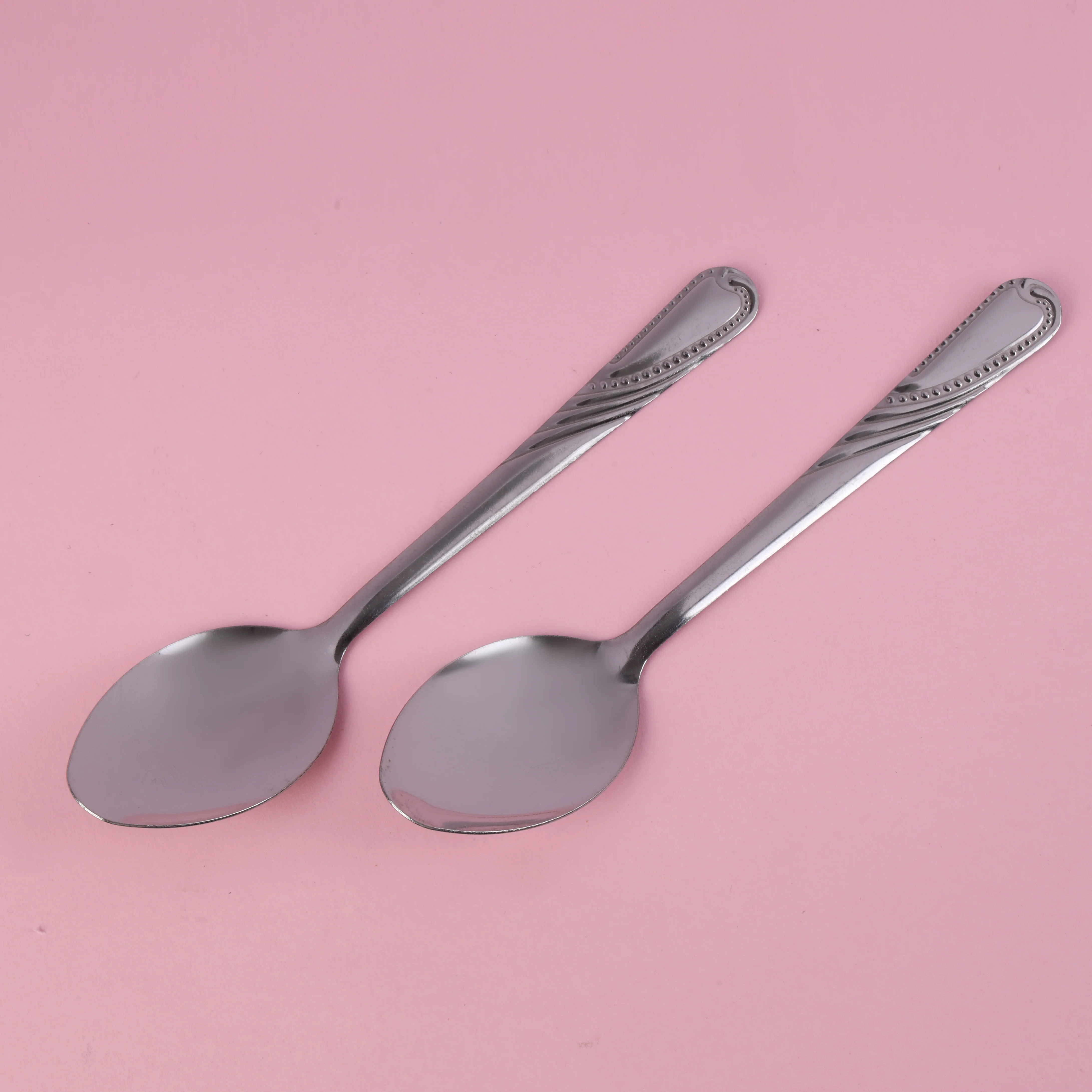 Delcasa DC3529 Stainless Steel Cutlery Set | Elegant Spoon, Fork & Teaspoon, Food-Grade Dishwasher-Safe Utensils for Stylish Daily Dining Use in Homes & Hotels| - Image 3
