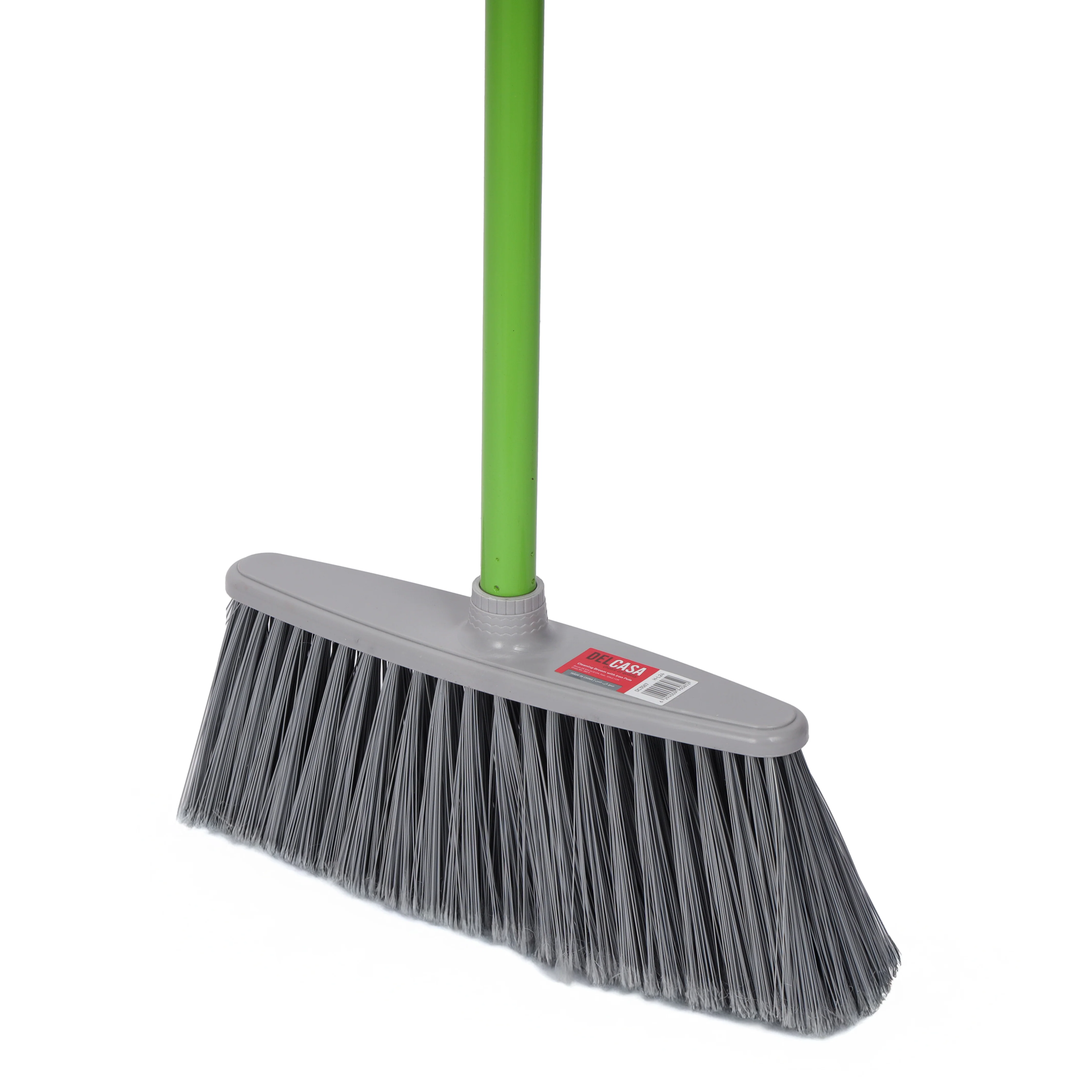 Delcasa DC3567 Cleaning Broom with Iron Pole| Durable Lightweight Floor Broom with Strong PET Bristles| Ergonomic Design for Daily Cleaning & Easy Handling Use| - Image 2