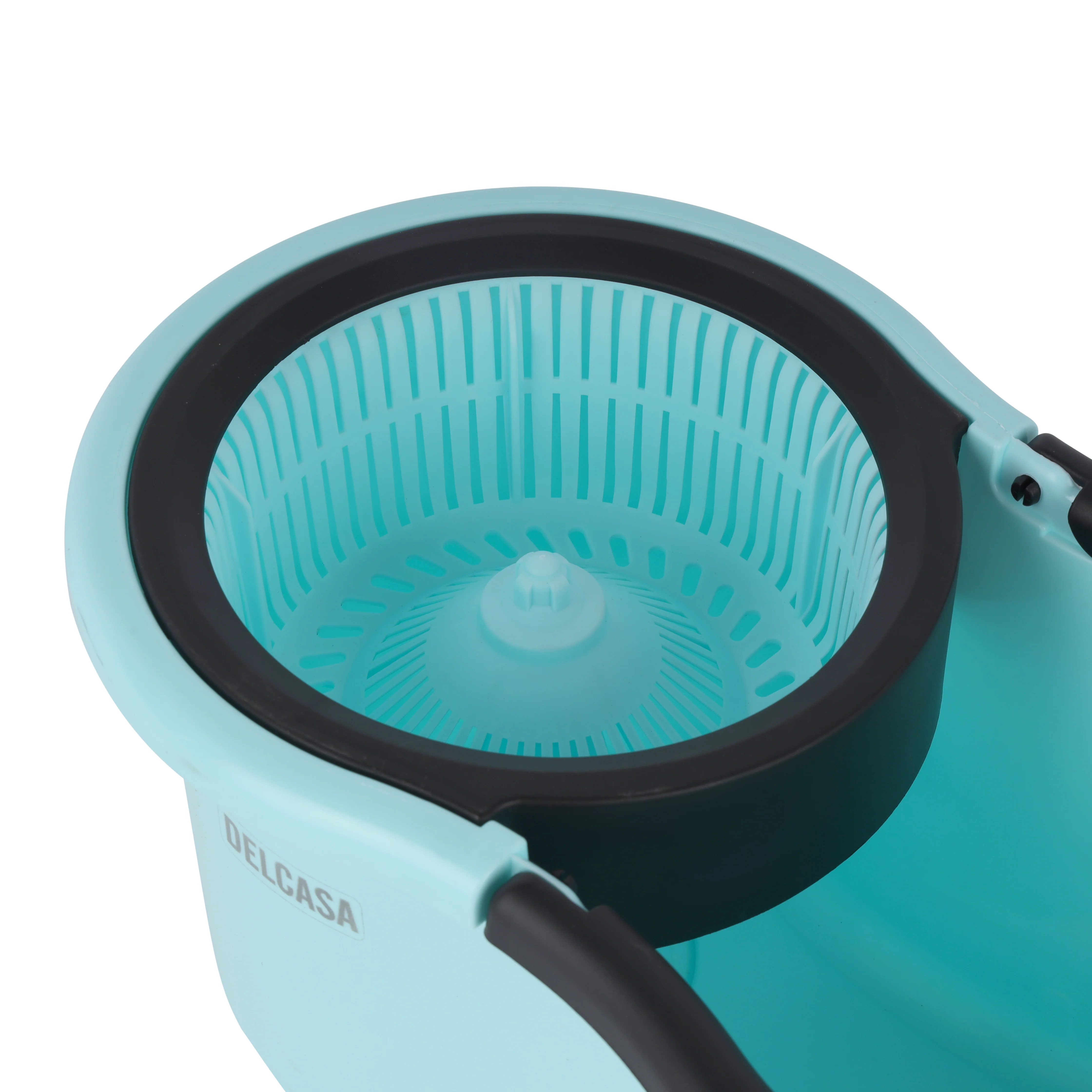 Delcasa DC3675 Spin Mop with 14L bucket| 360° spinner, microfibre mop head & adjustable handle| smooth wheels for fast, efficient and effortless floor cleaning| - Image 2