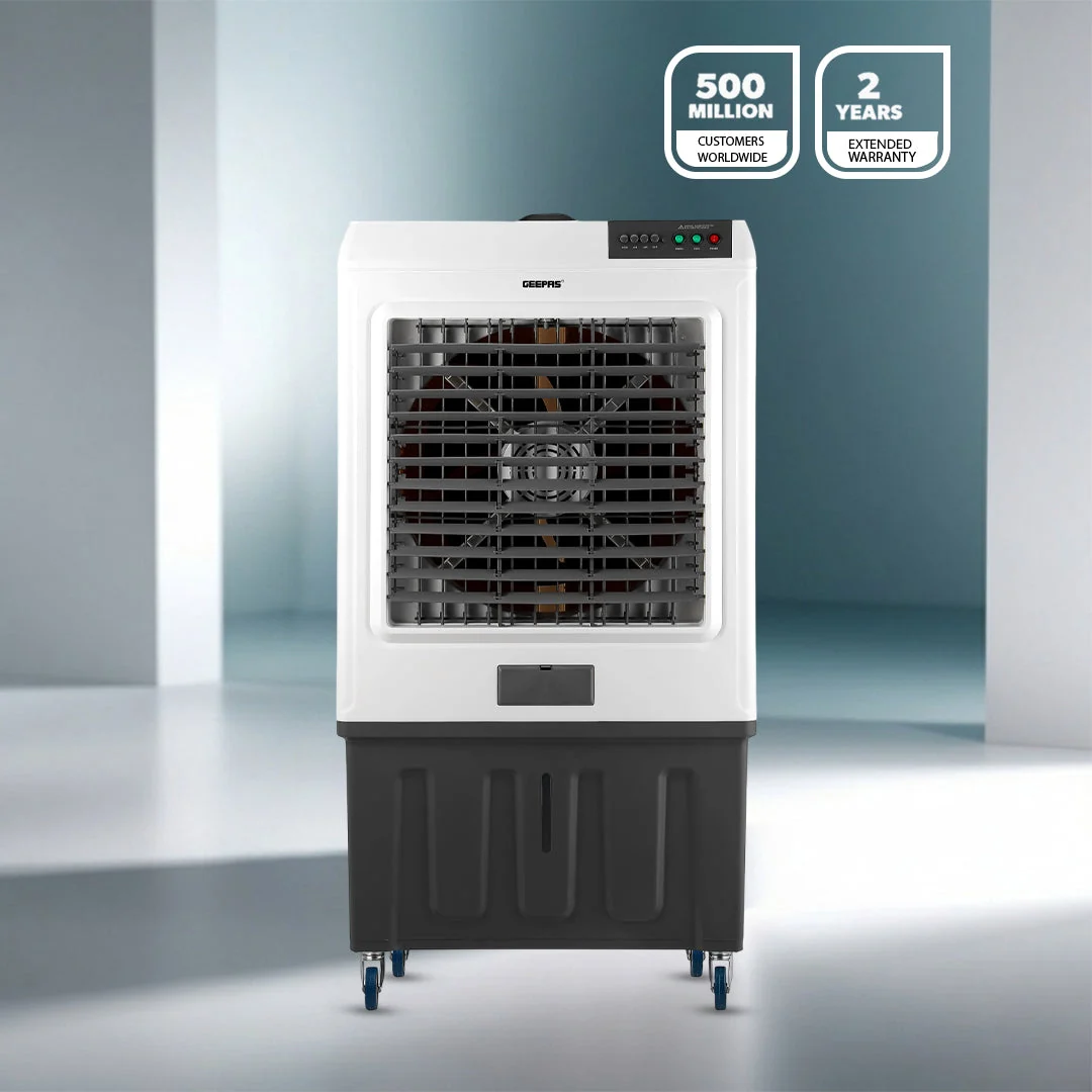 Geepas GAC16019 Air Cooler | 100L Large Water Tank| Powerful 800m³/h Airflow| 3 Adjustable Wind Speeds| 450W Motor| Energy Efficient Cooling System| 2 Years Warranty - Image 8