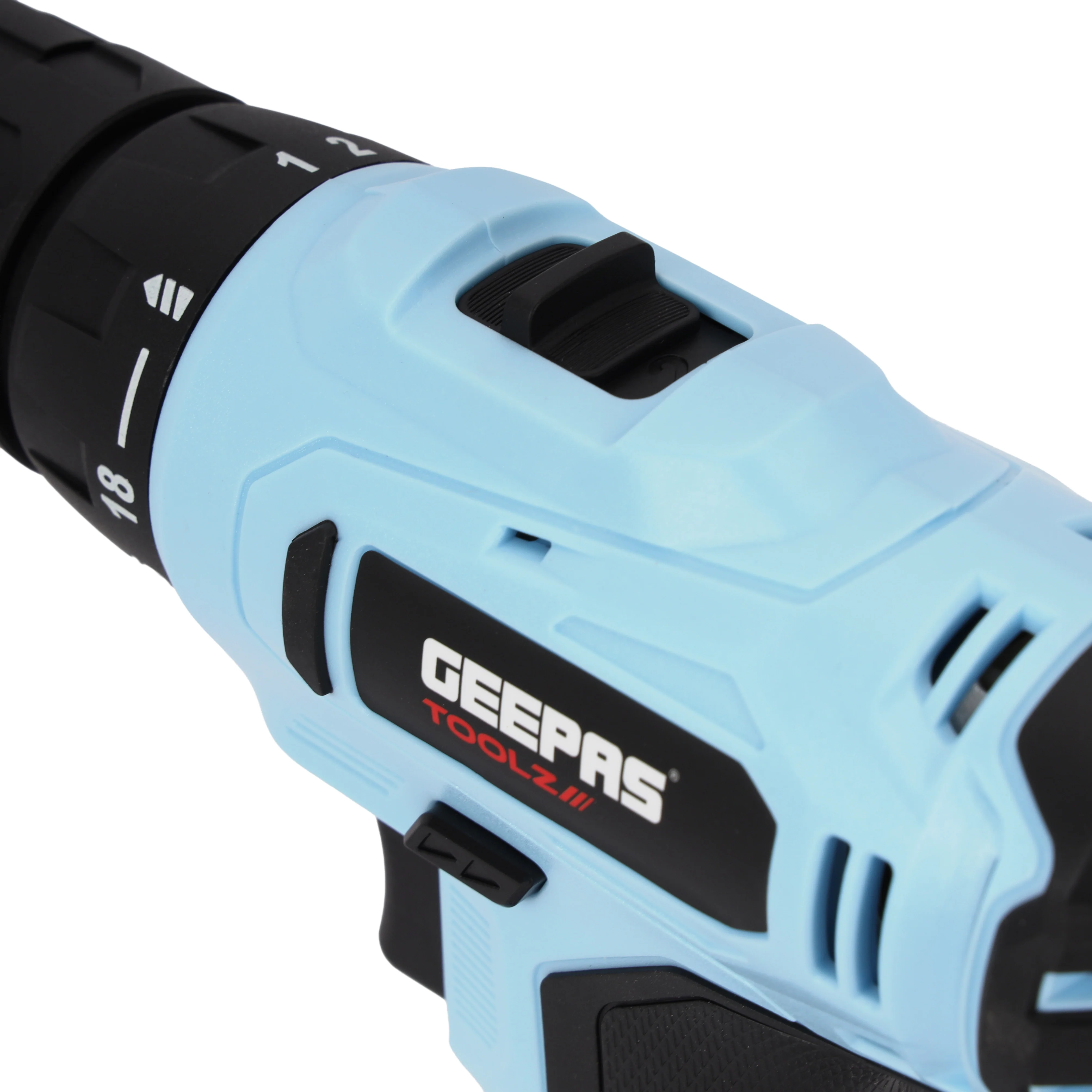 Geepas 12V Cordless Drill- GCD7628/ Chuck Size 10 mm, Perfect For Home and Business, Comfortable Grip, Ergonomic Design/ Includes Accessories, Battery and Charger/ White - Image 10