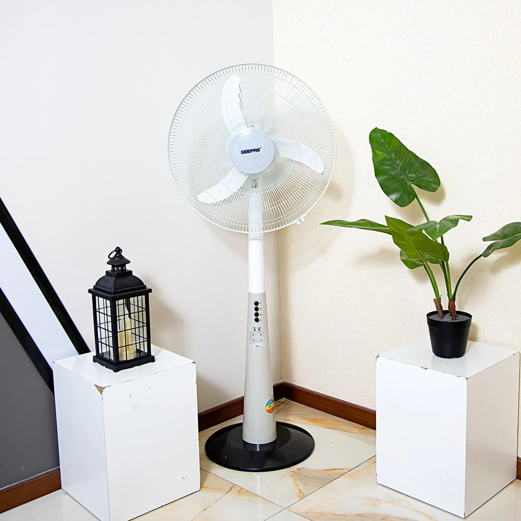 Geepas 18" Rechargeable Fan GF9385 | 2-Speed | LED Light | Oscillating - Image 7