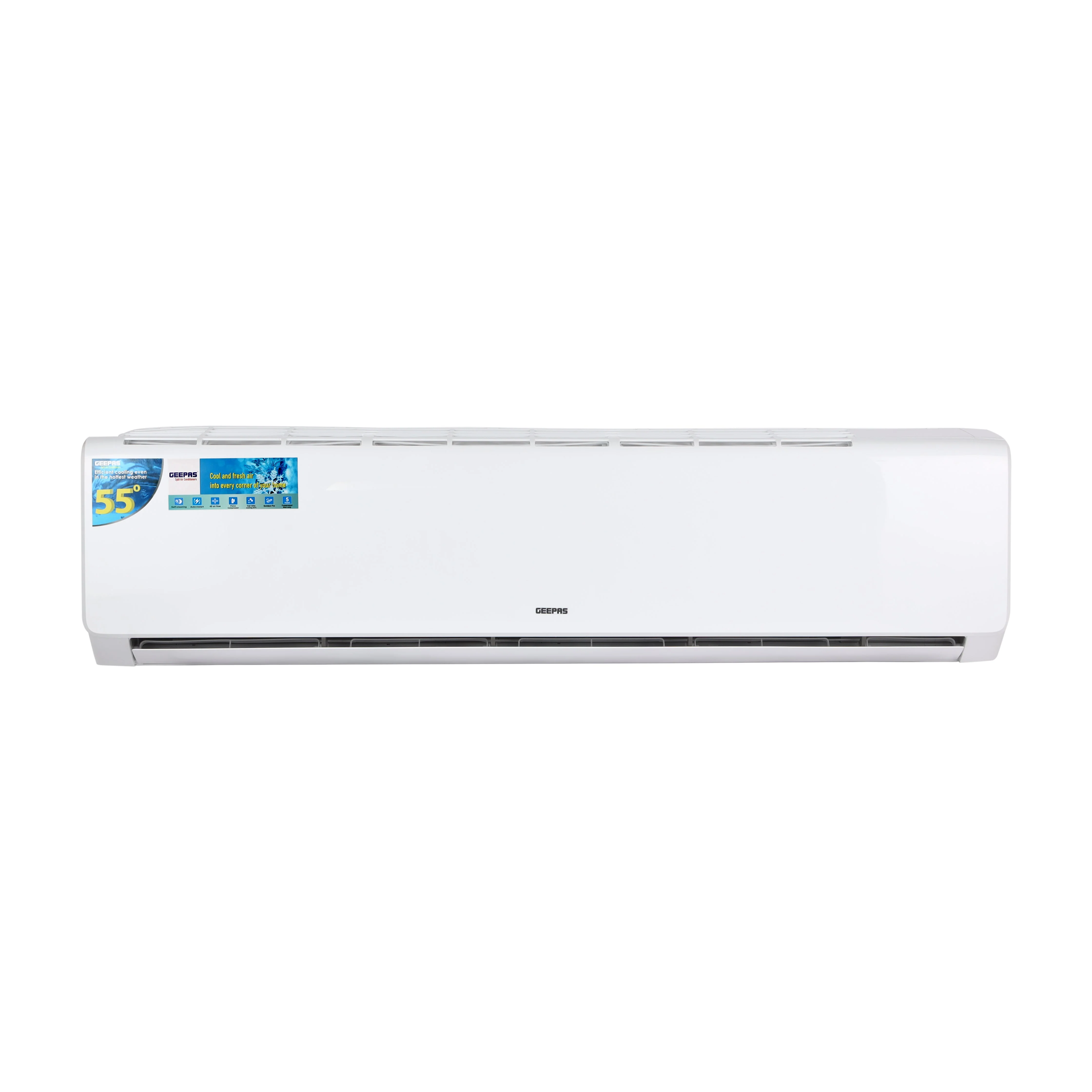 Geepas GACSP368CA 3.0 Ton Split Air Conditioner | 36000 BTU Cooling Capacity | Golden Fin Protection | Durable Piston Compressor | Energy Efficient  | 1 Year Warranty - Image 2