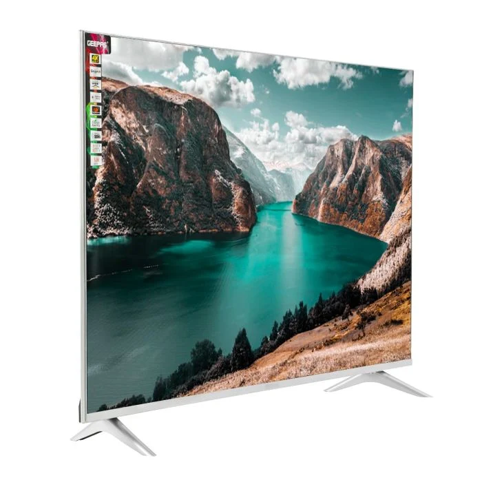 Geepas 55" Ultra HD LED TV- GLED5507SWUHD/ Gaming Supported, User Friendly with Voice Assistant/ with Remote Control, HDMI and USB Ports/ Bluetooth, App Store, Apple AirPlay/ Slim Design - Image 3