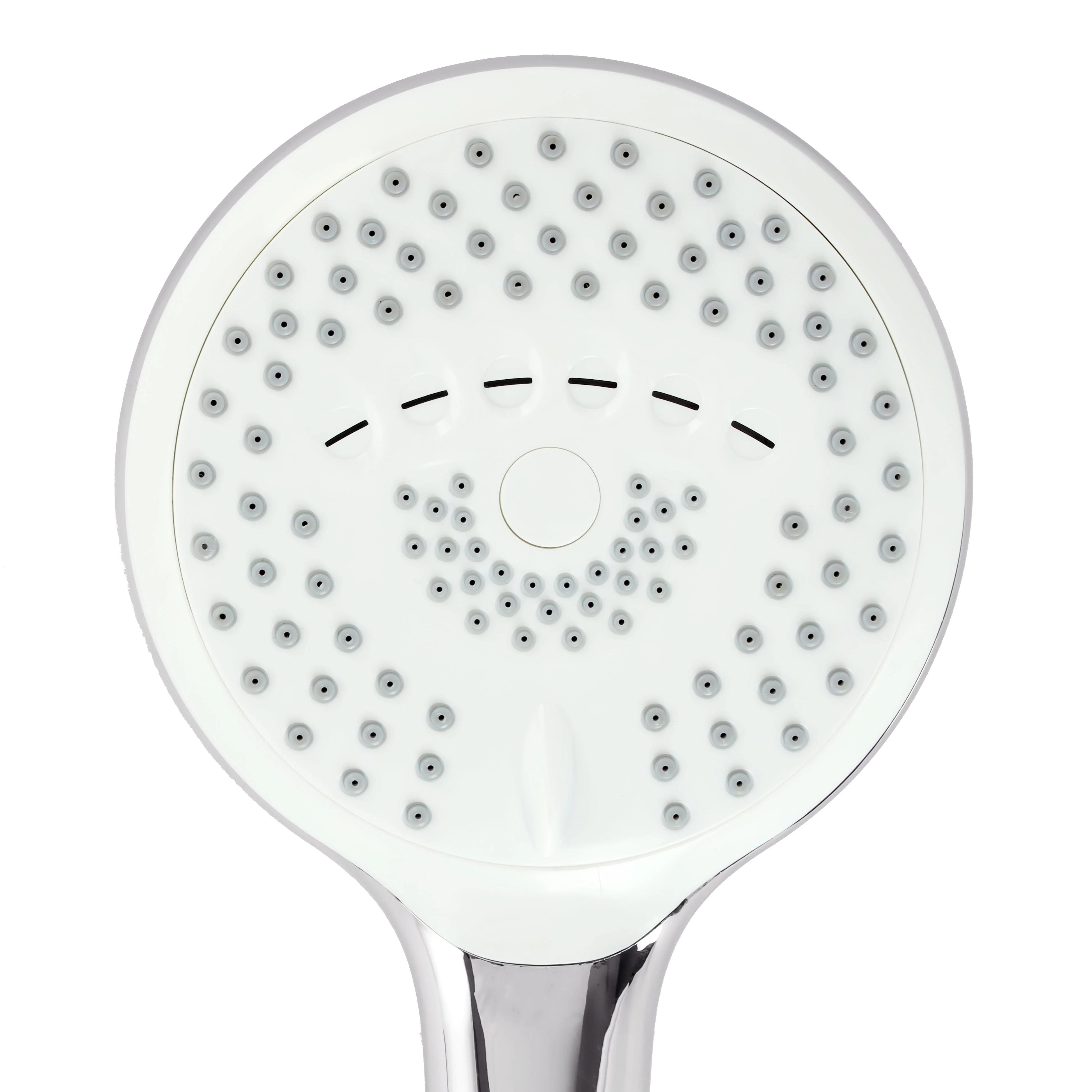 Geepas Curve Hand Shower- GSW61117| 12CM Diameter, 5 Functions, Easy-to-use Dial to change the functions| High-Quality Material, Chrome Plated| | 3-Year Warranty - Image 3