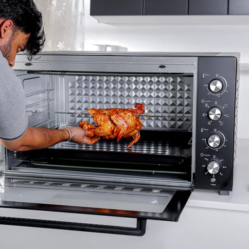 Geepas G034055 Multi-Function Oven |150L capacity, 2800W, rotisserie Durable and convection| 7 cooking functions, 60-min timer & adjustable temperature control| - Image 3