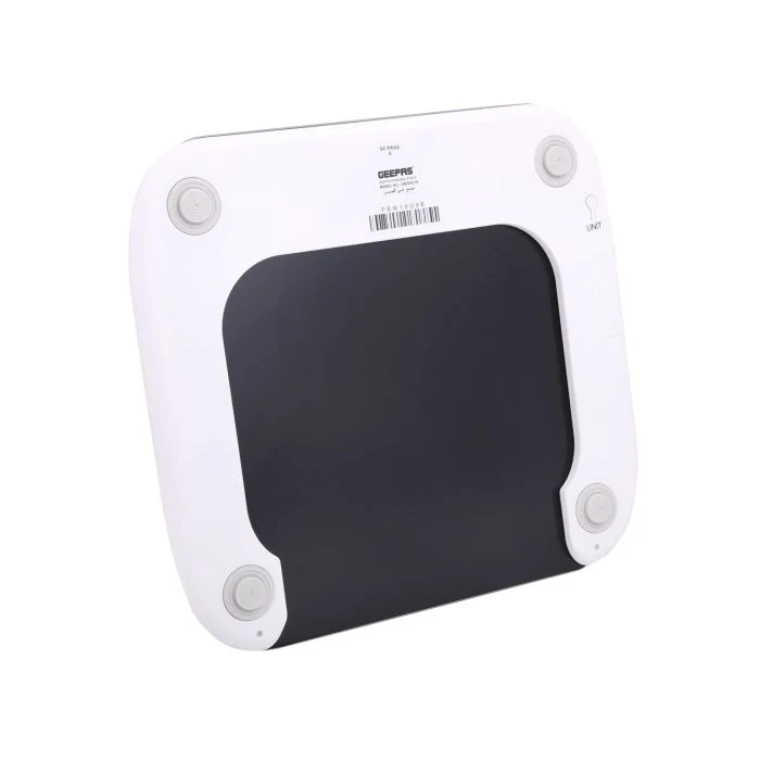 Geepas GBS4219 Digital Personal Scale| Super Slim Design, 5mm Tempered Glass & High Precision Strain Gauge Sensor| Durable Design, 180kg Capacity & LCD Display | - Image 5