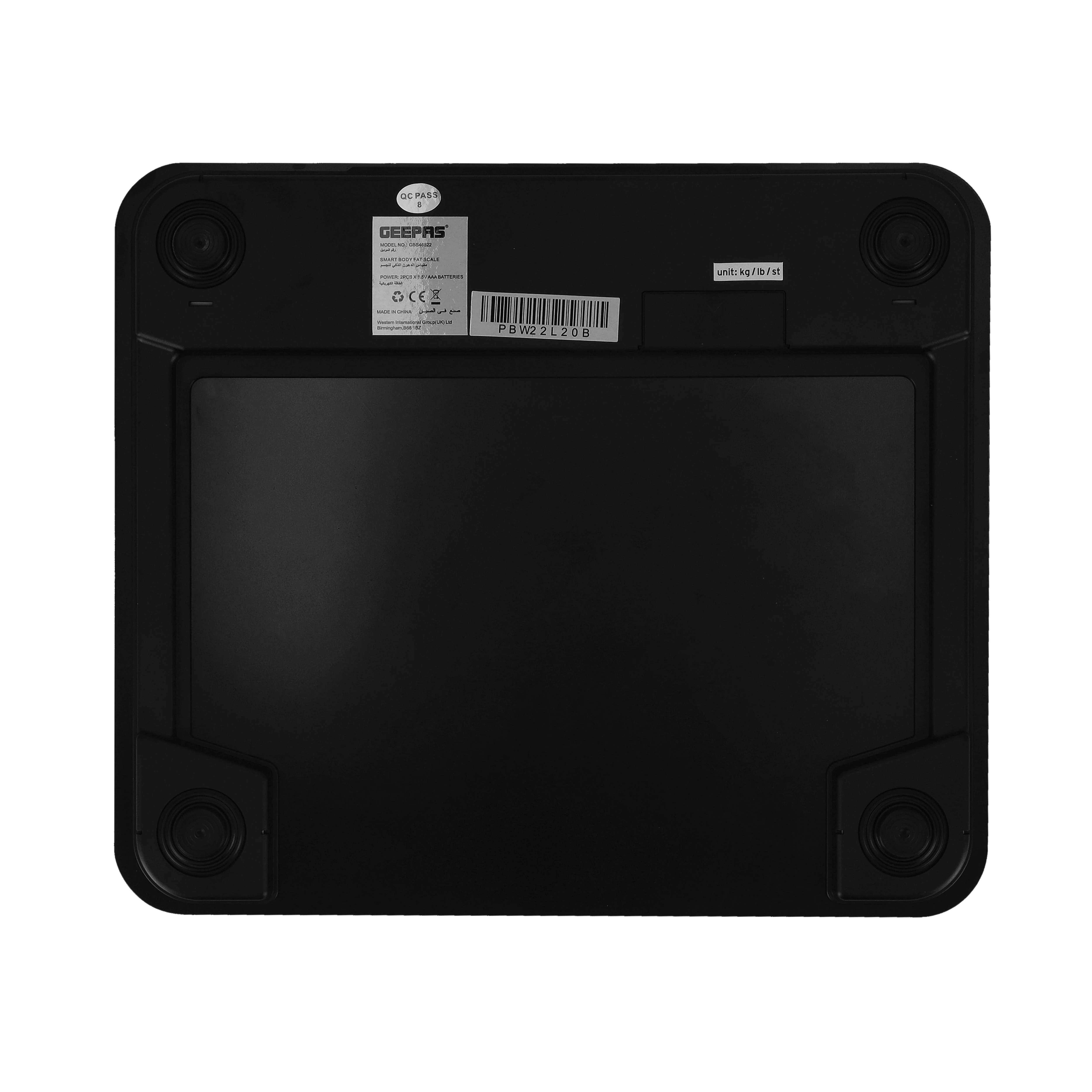 Geepas GBS46522 Smart Body Fat Scale| Bluetooth 5.0, 6mm Tempered Glass Platform & 15 Body Metrics| Fit days App, Baby Scale Mode, 180kg Capacity & Auto On/Off| - Image 5