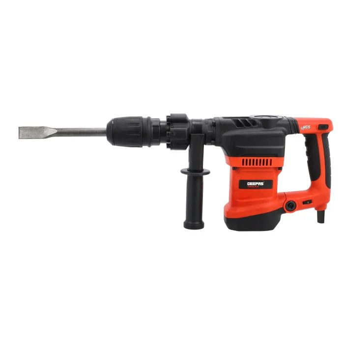 Geepas GCH1250-240 Chipping Hammer| features a powerful 1250W motor & SDS Max chuck| 10J impact energy, 2970 BPM for efficient concrete & masonry demolition jobs| - Image 3