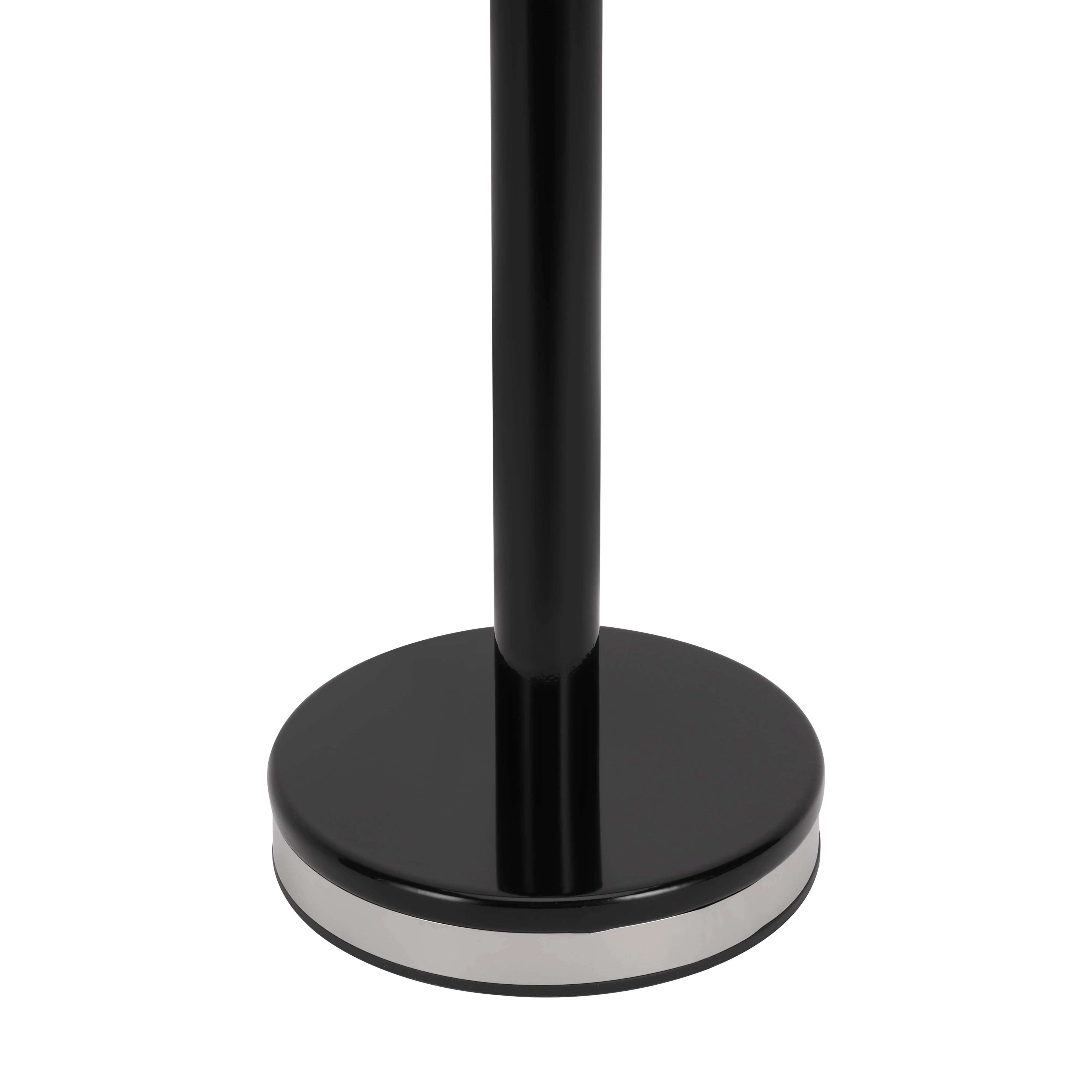 Geepas GCS63083UK-BK Mug Tree & Towel Pole| Carbon Steel Free-Standing Mug Holder & Kitchen Roll Stand| Non-Slip Base, Rust-Resistant Design for Modern Kitchens| - Image 5