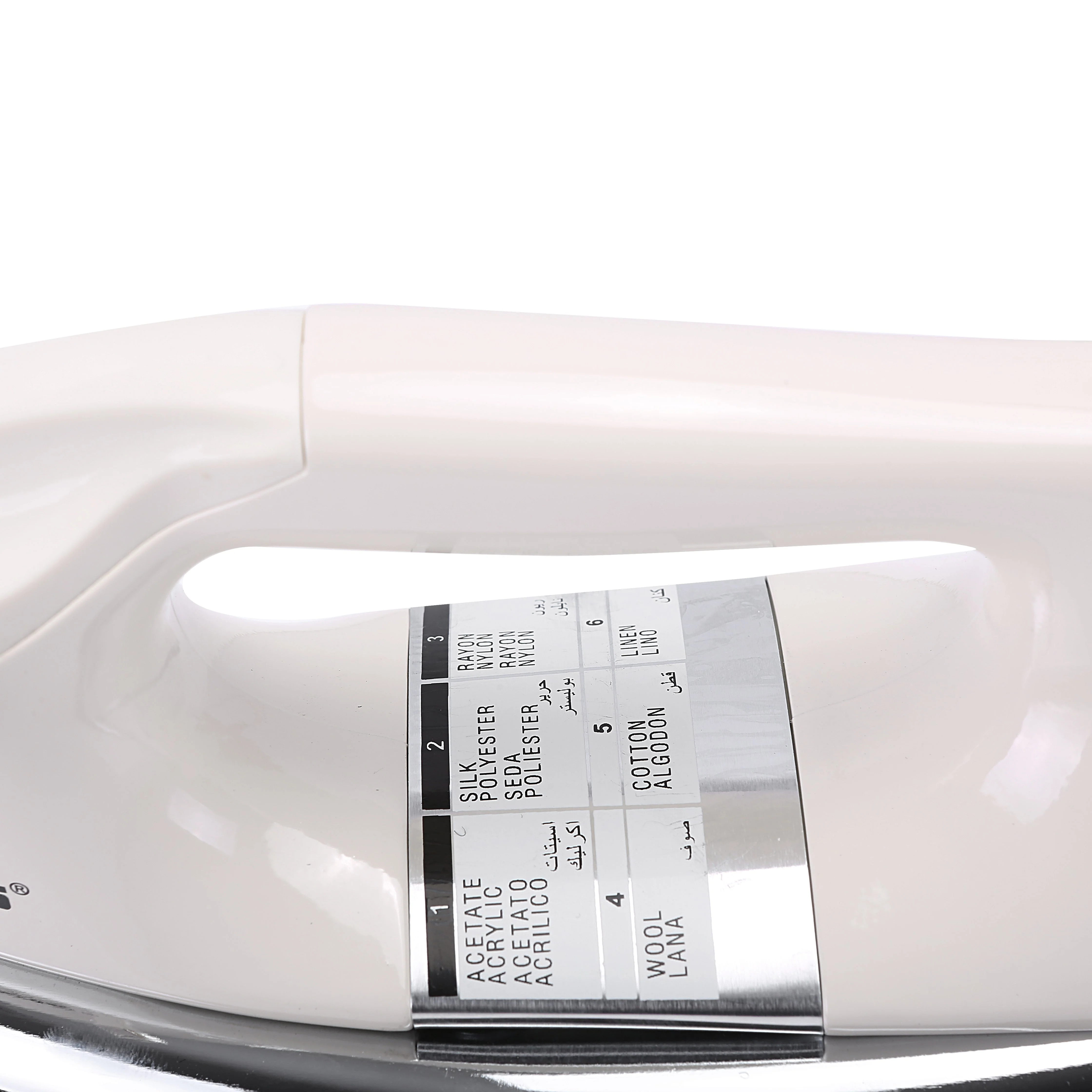 Geepas GDI7752 Automatic Heavy Weight Dry Iron | 1000-1200W Power, Non-Stick Golden Teflon Soleplate| Adjustable Temperature Control| Smooth Glide Design| 7-Year Warranty - Image 5