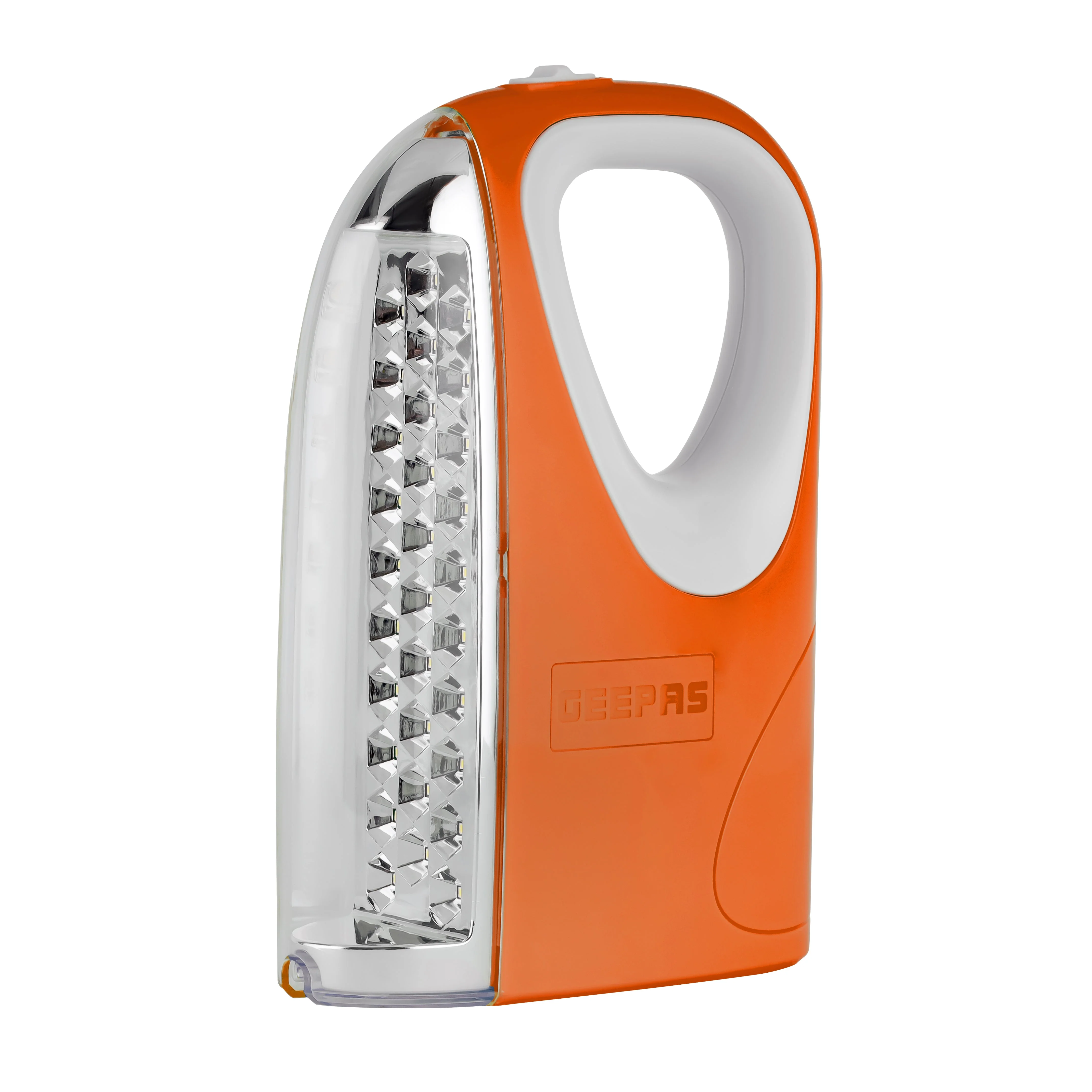 Geepas Rechargeable Emergency Lantern GE51045 | 30 SMD LEDs, 5H Backup, Solar DC Input | Portable, Lightweight with Handle | Ideal for Indoor & Outdoor, 2Year Warranty - Image 2