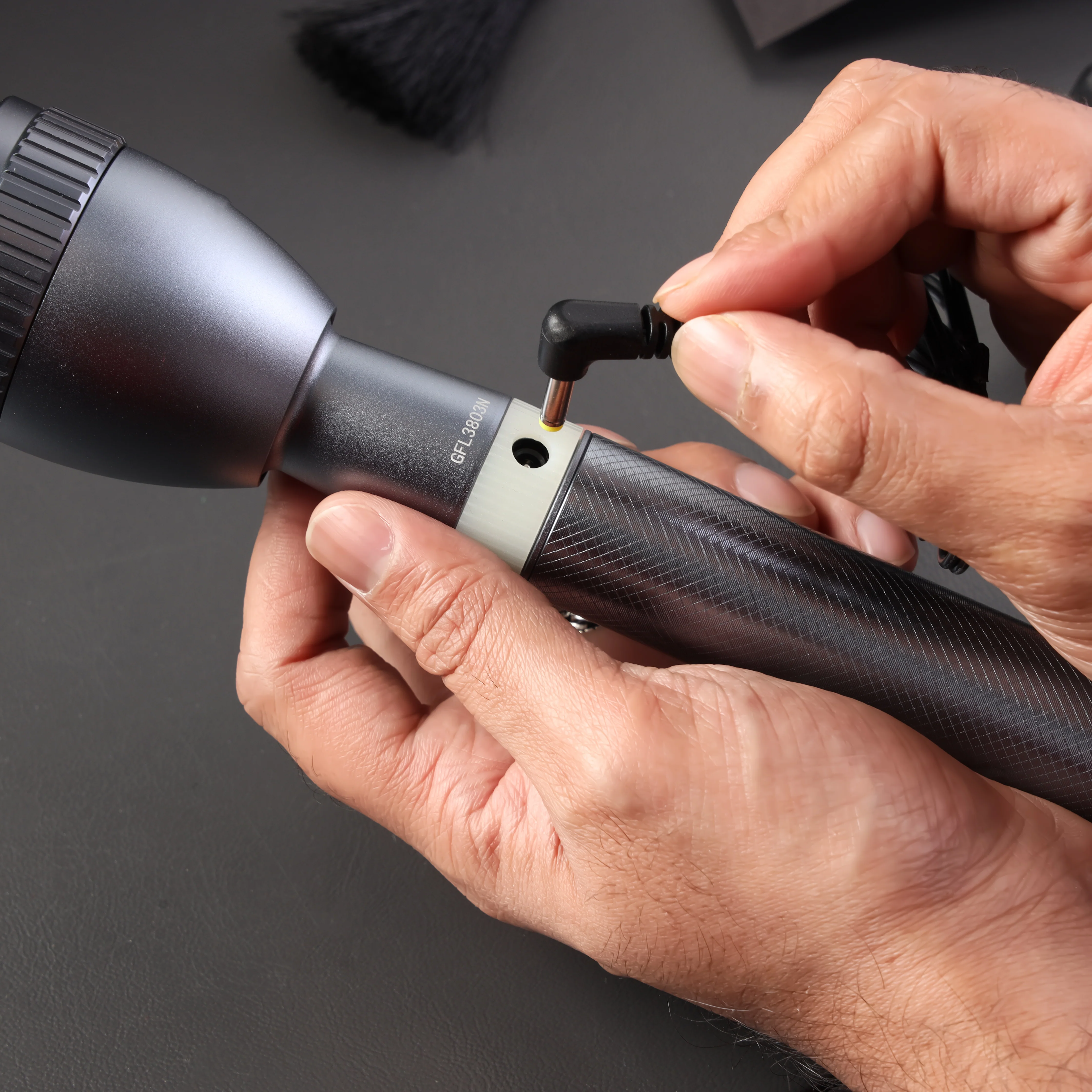 Geepas GFL3803N Rechargeable LED Flashlight| 7W T6 LED with 5000mAh Li-ion battery and aircraft aluminium body| 4-hour runtime and powerful rechargeable torch | - Image 5