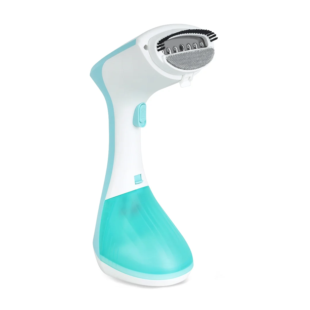 Geepas GGS25043-GN Handheld Garment Steamer| 1300W with Fast Heat-Up & Continuous Steam 25g/min| 260ml Detachable Tank with Vertical Ironing and Compact Design|