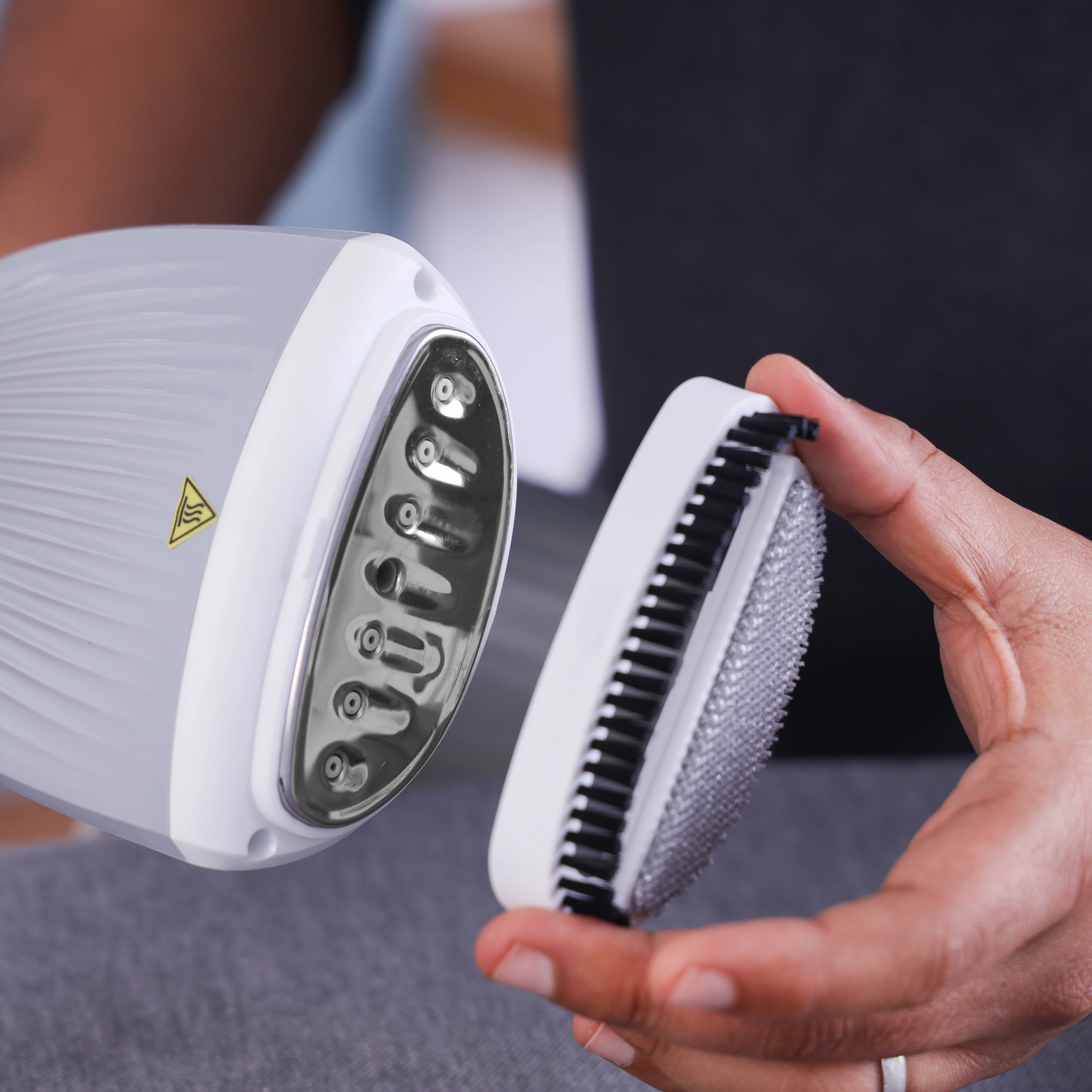 Geepas GGS25043-GR Handheld Garment Steamer | 1300W with 260ml Detachable Tank with Fast Heat-Up| Continuous Steam 25g/min, Vertical Ironing and Compact Design| - Image 2