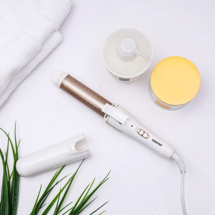 Geepas GH8686 2-in-1 Wet & Dry Hair Curling Iron| Straightener, Curler Combo and 360° Swivel Cord| Durable, Quick Heat-Up and Dual Function for All Hair Types| - Image 3