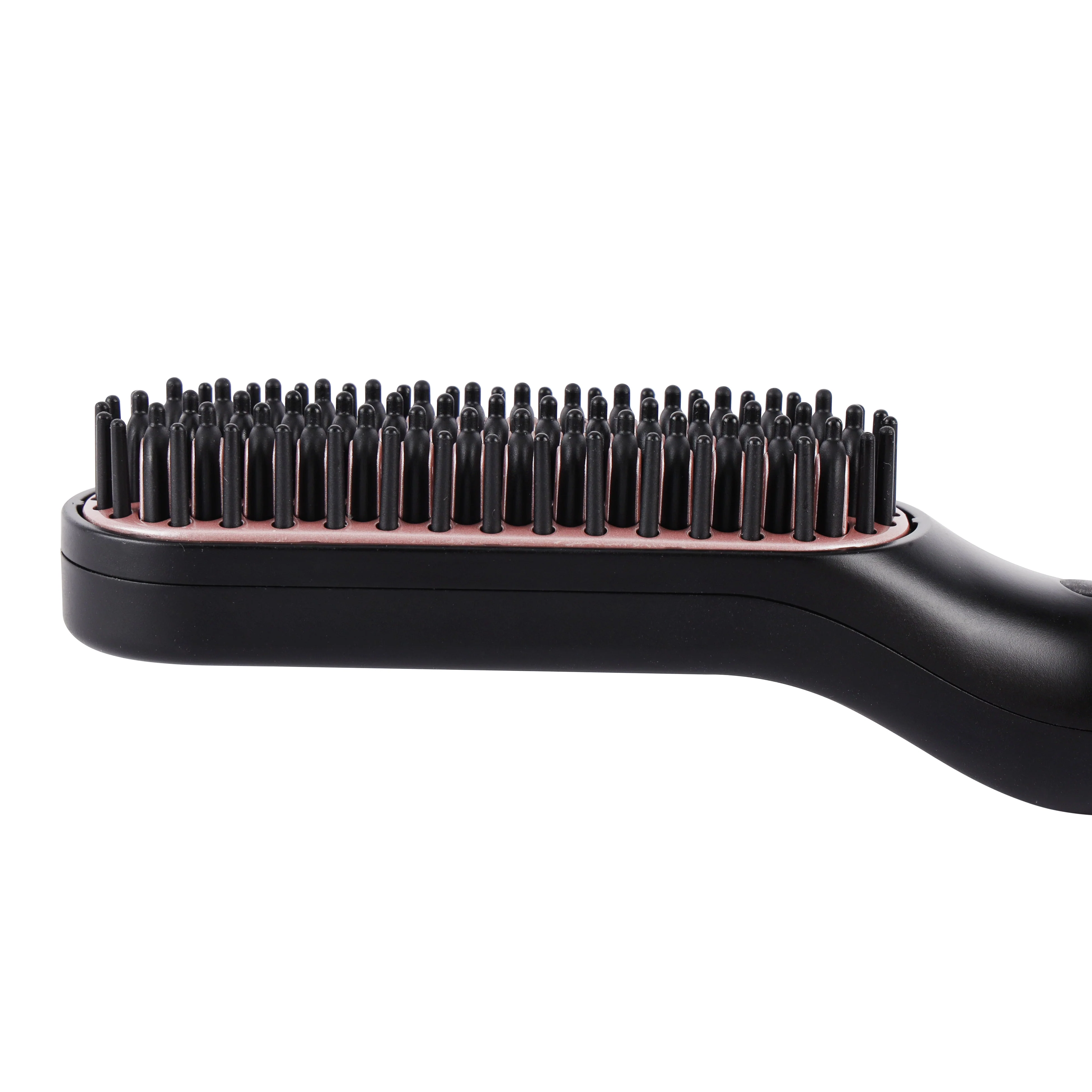 Geepas GHBS86066 Hair Straightening Brush | Beard & Hair Styler with LED Indicator| 360° Swivel Cord| Adjustable Temperature 120–200°C| Hang Loop | 2-Year Warranty - Image 6