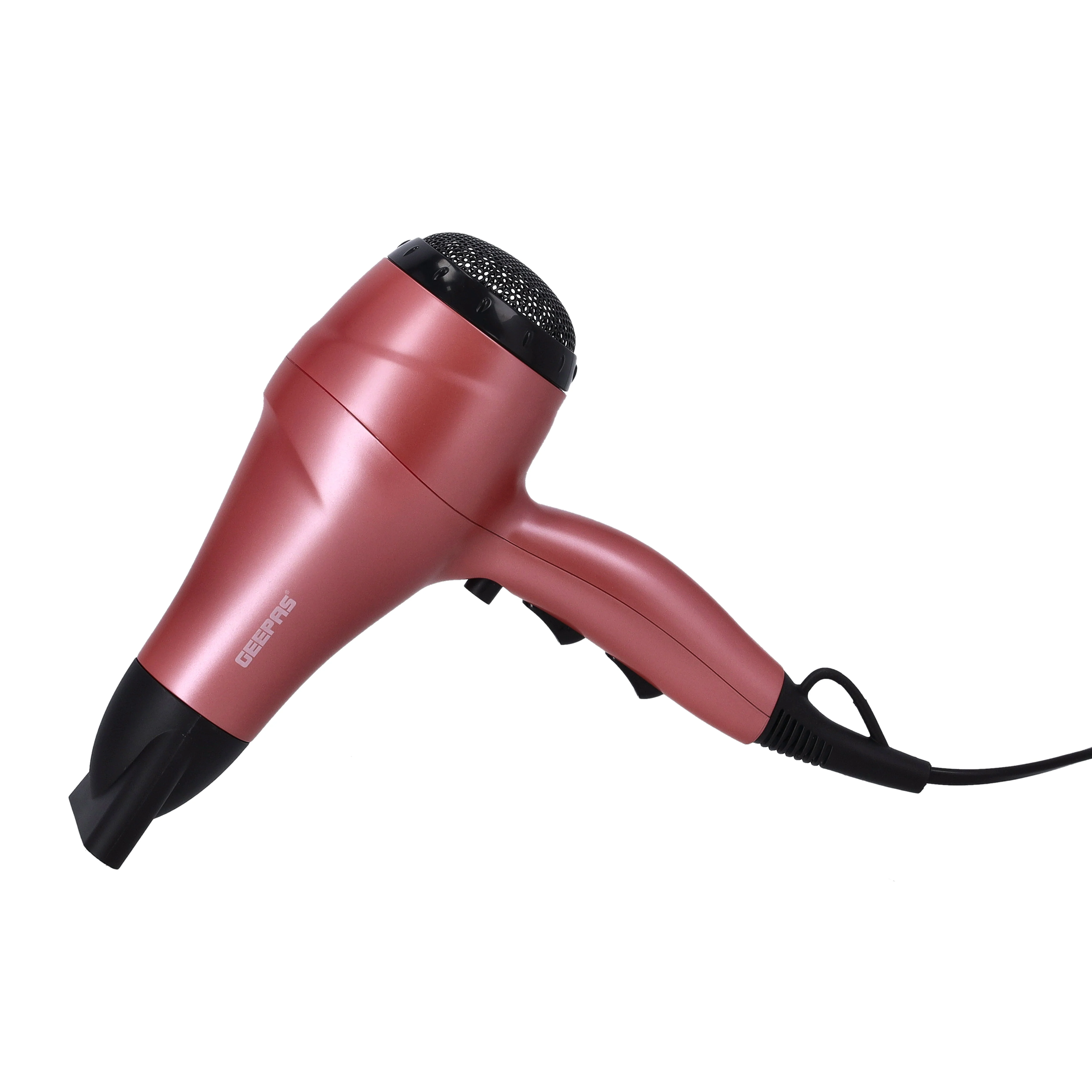 Geepas GHF86054 4-in-1 Hair Dryer, 2-in-1 Hair Straightener & Curler| Round Brush, EVA Carry Bag & 2000W| Ceramic Coating Plates, PTC Heater & 360° Swivel Cord| - Image 5