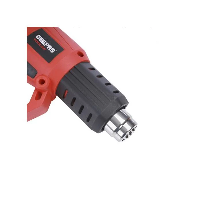 Geepas GHG2032 Heat Gun 2000W| Durable, 3-Level Temperature Control with 50-600°C Heat Range| 250-500 L/min Adjustable Airflow and Ergonomic Design for DIY Use| - Image 4